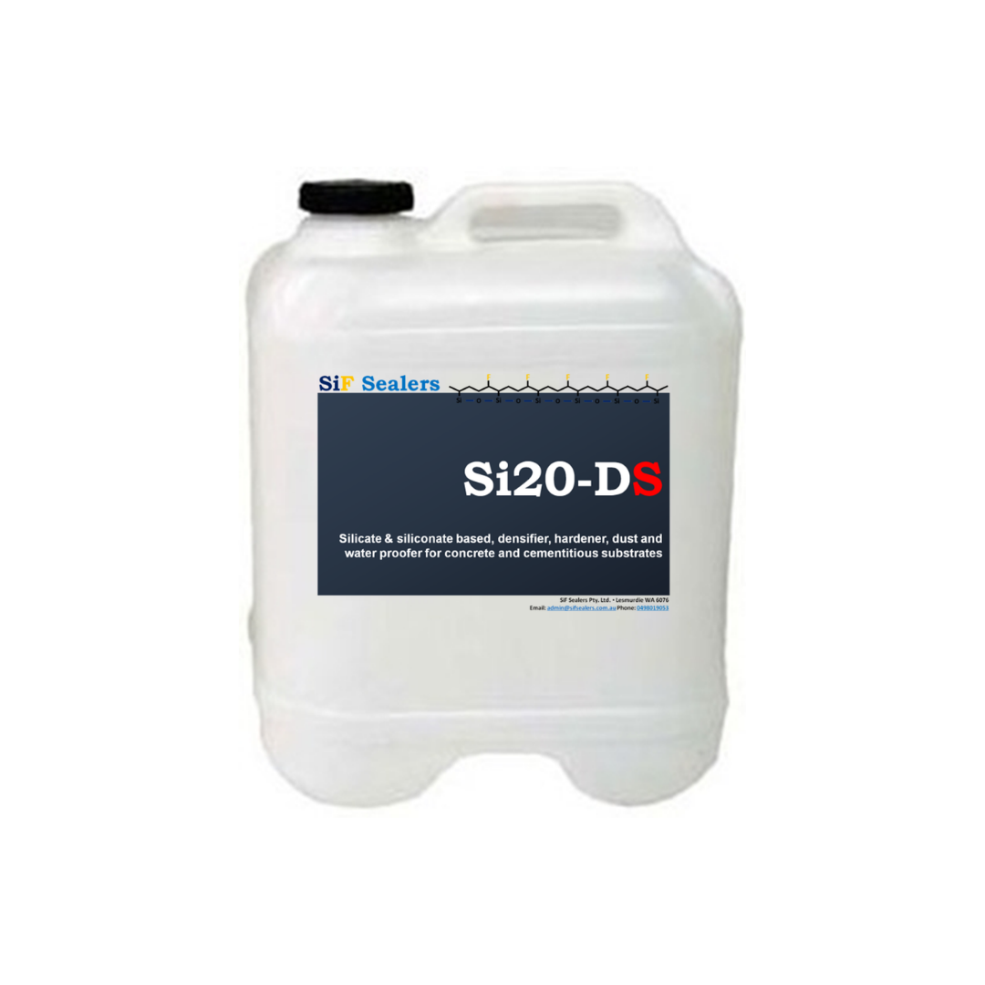 SiF - Si20 - DS - Concrete Densifier and Sealer (Ready to Use) 20 Ltr Drum Only