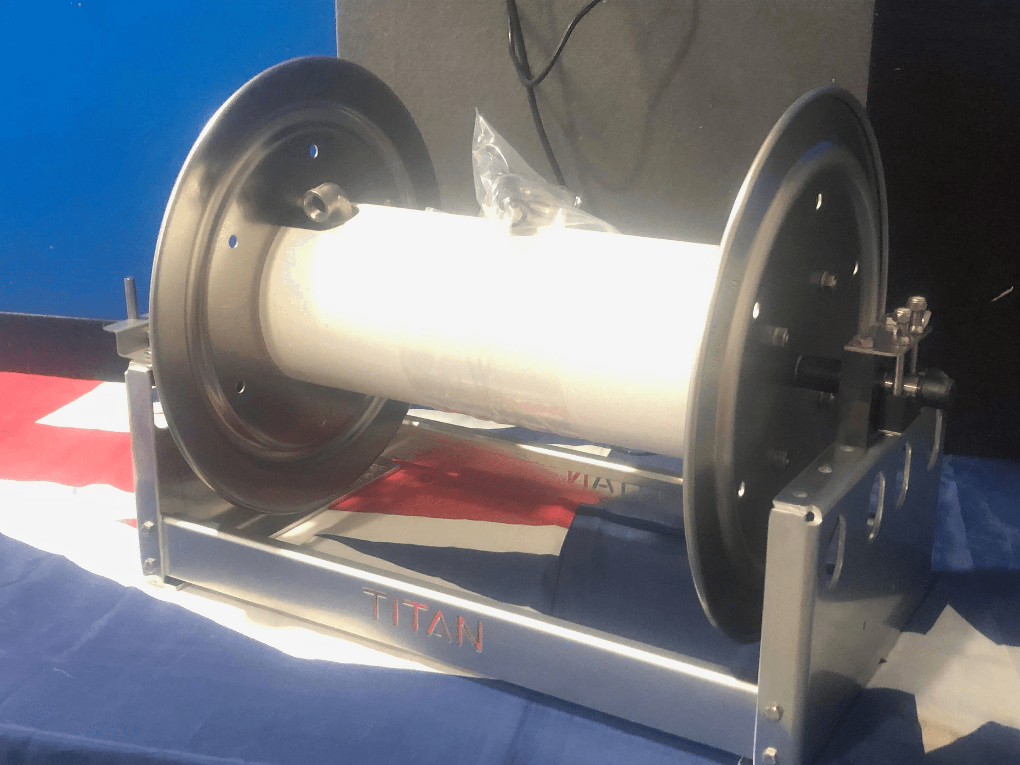 Titan 18 INCH Stainless/Aluminium Hose reels T4318S