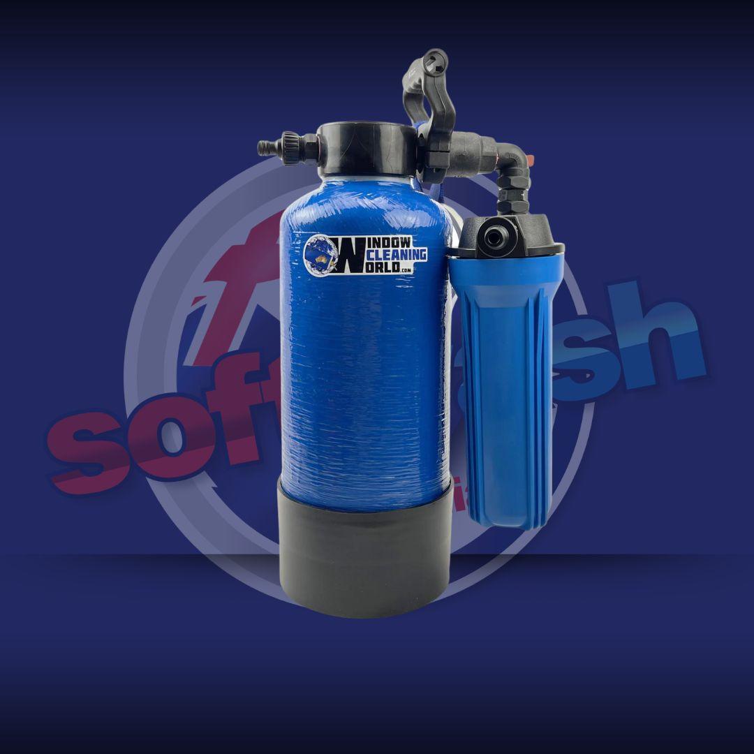 8 Litre Lift & Carry DI Pure Water Tank Only - With RESIN & Sediment Filter