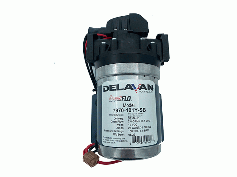 Delavan Fat Boy 12V Pump - 100PSI / 7GPM