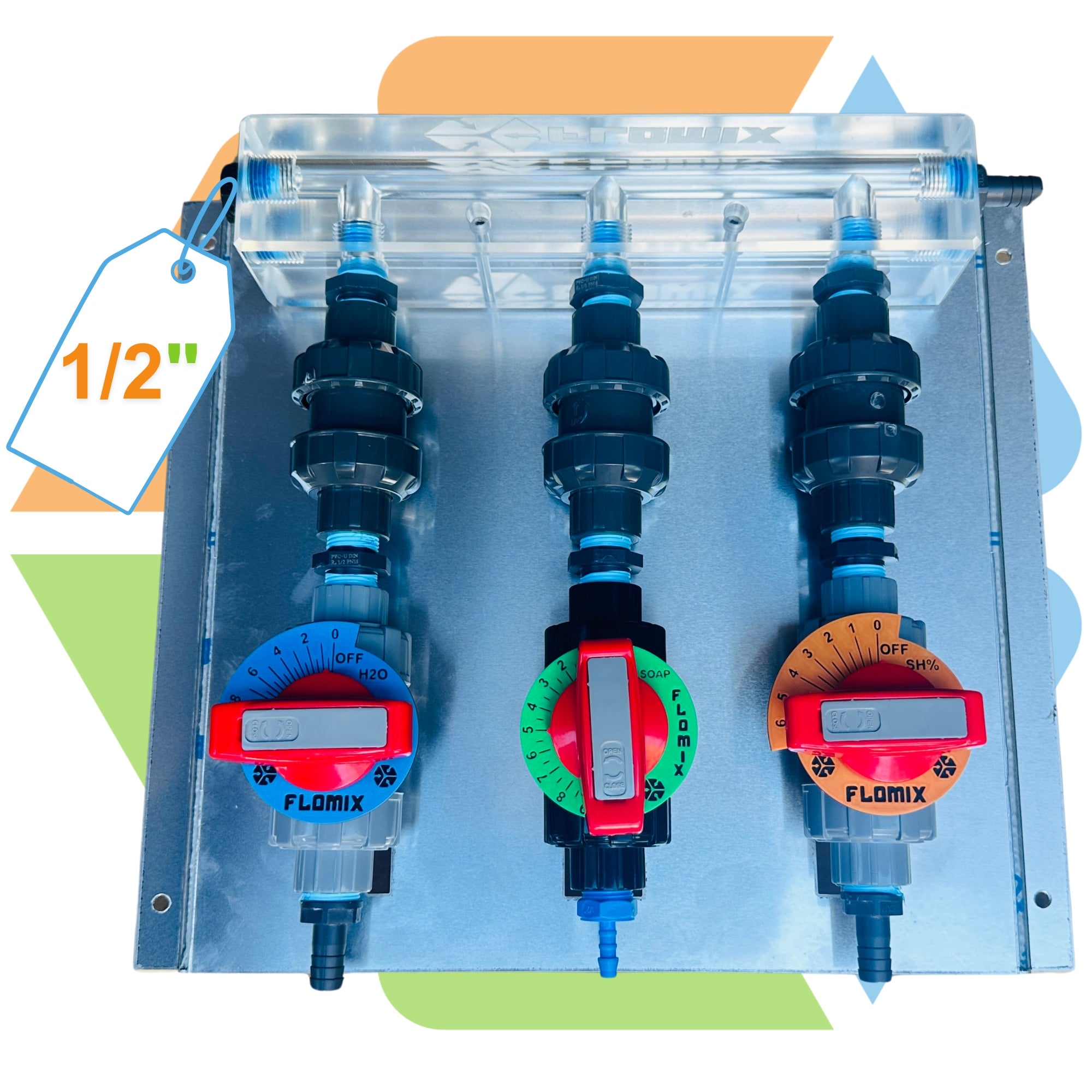 Manifold Acrylic 3 Port