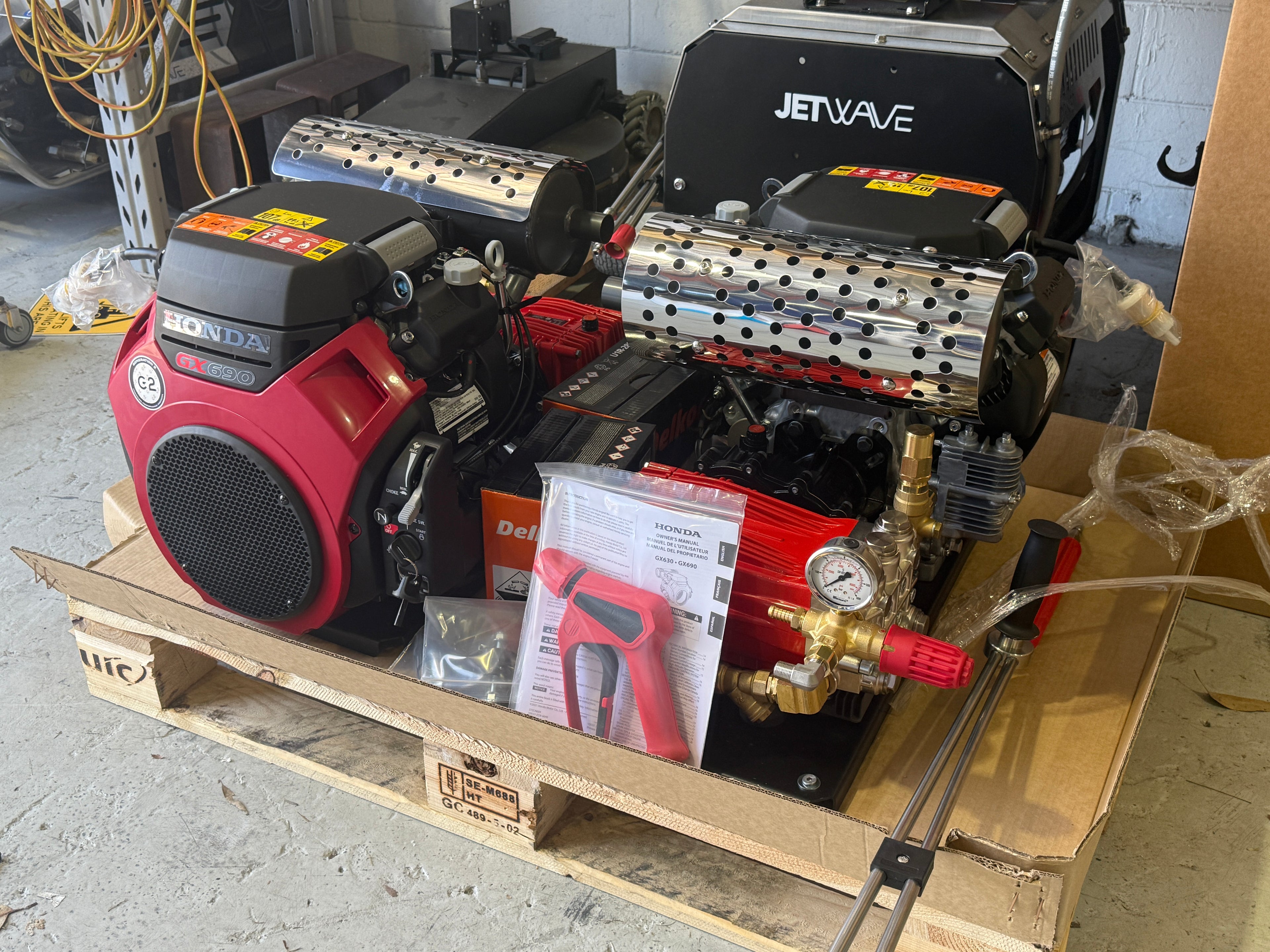 Jetwave PMG- 4000 PSI GX 690 Pump Motor Group