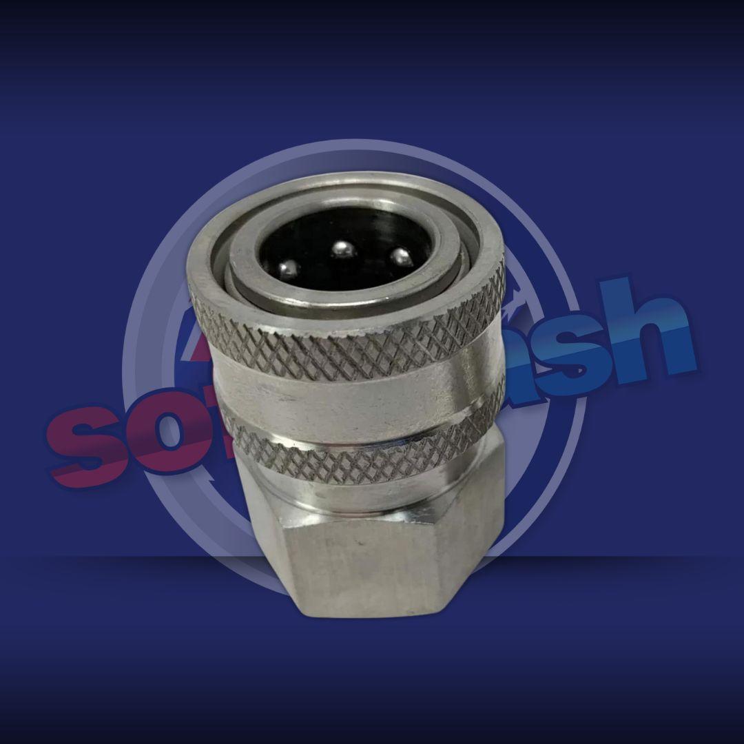 3/8 Quick Connect in Stainless Steel / Brass