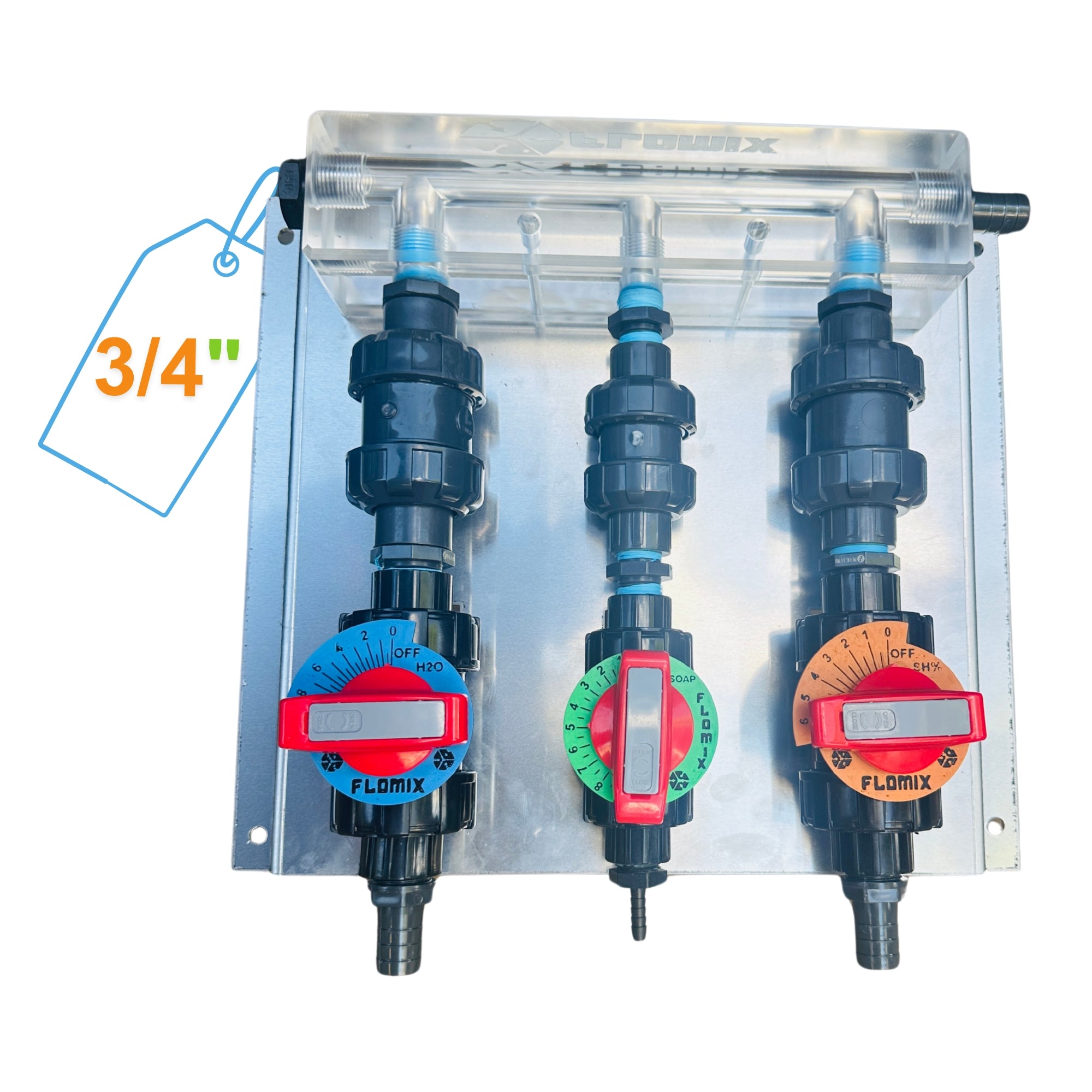 Manifold Acrylic 3 Port