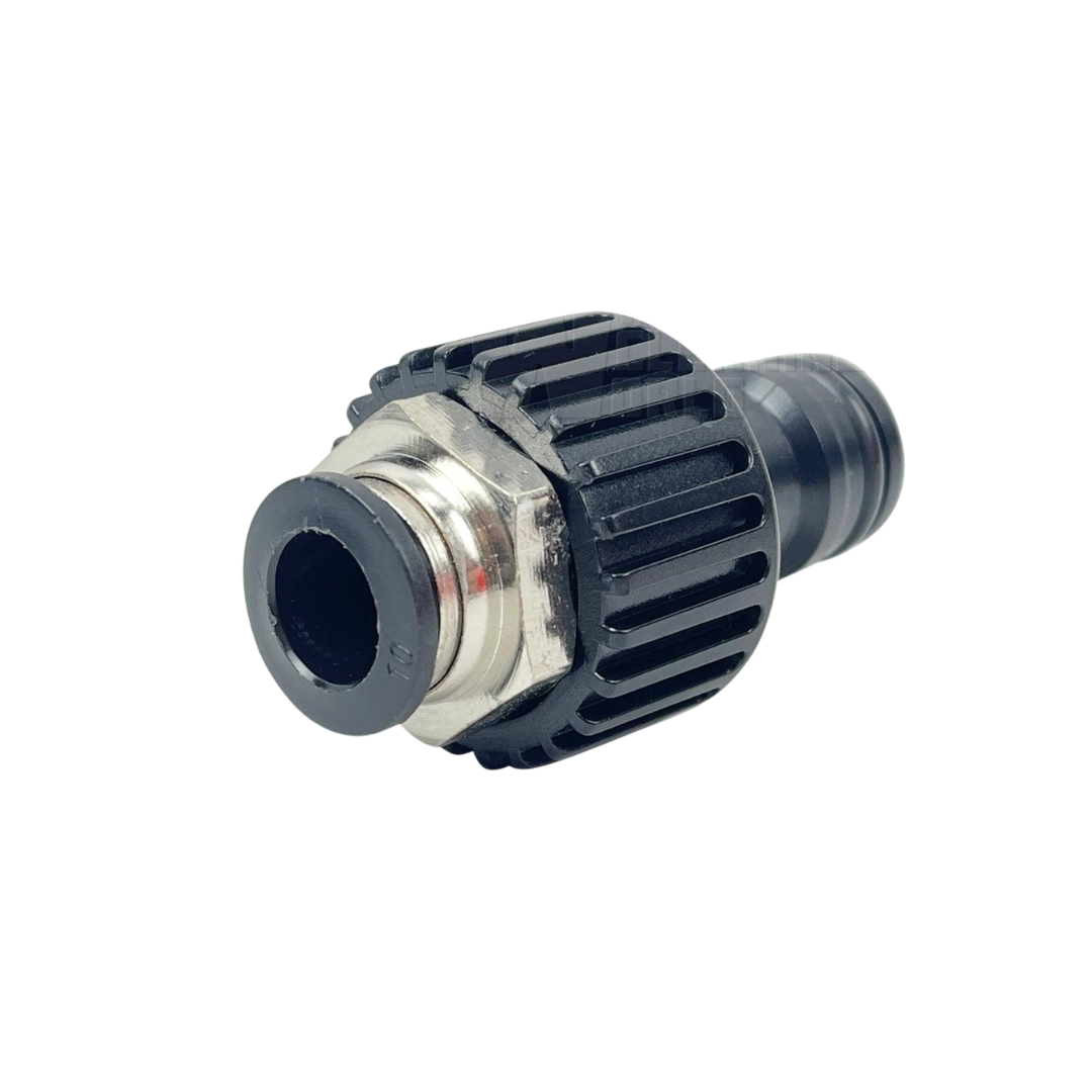 10mm Push-Fit to Hose connector 10mm Pole Tube to Garden Hose