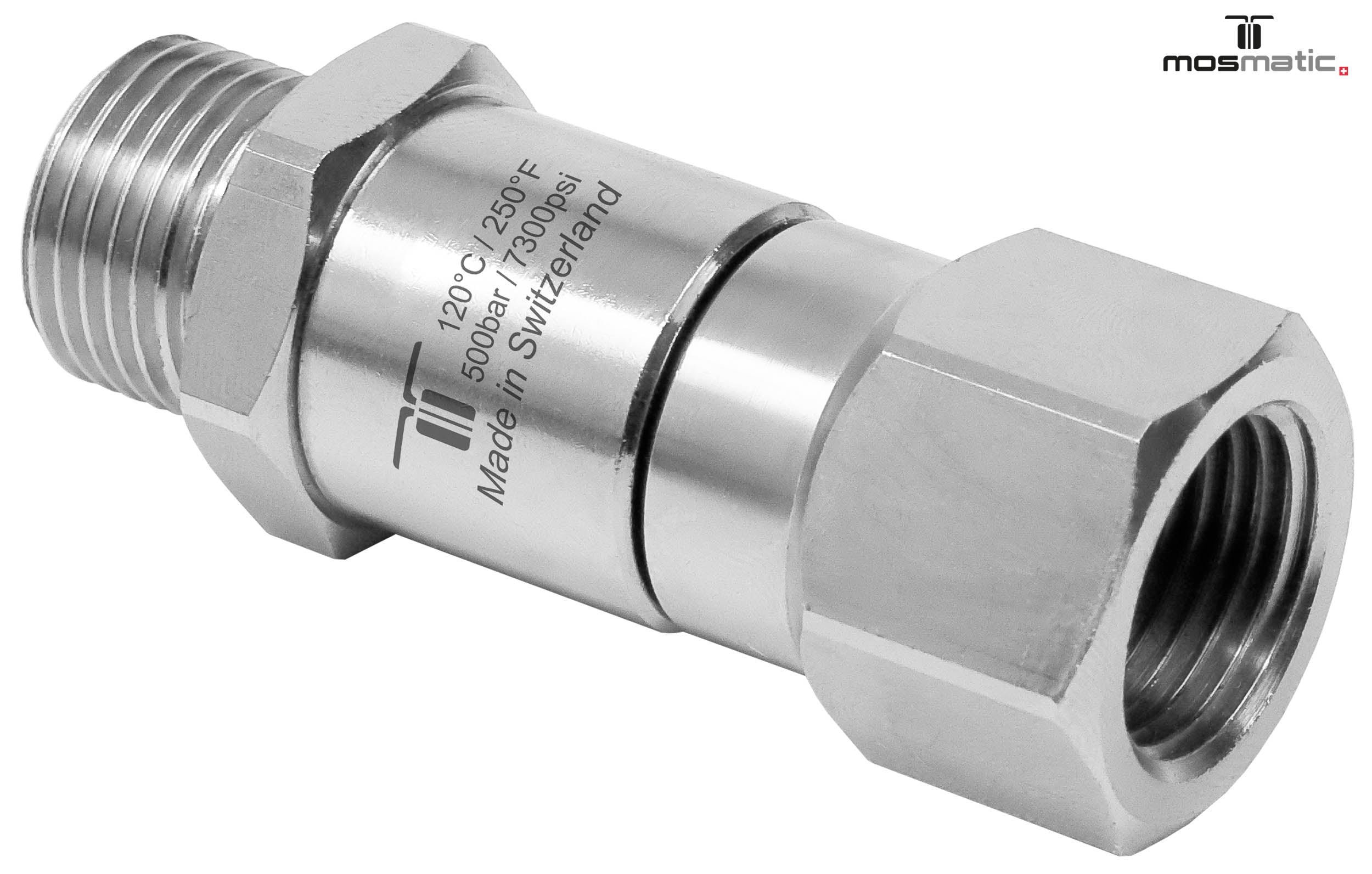 Mosmatic In Line Hose Swivel "3/8 and 1/2 Inch "