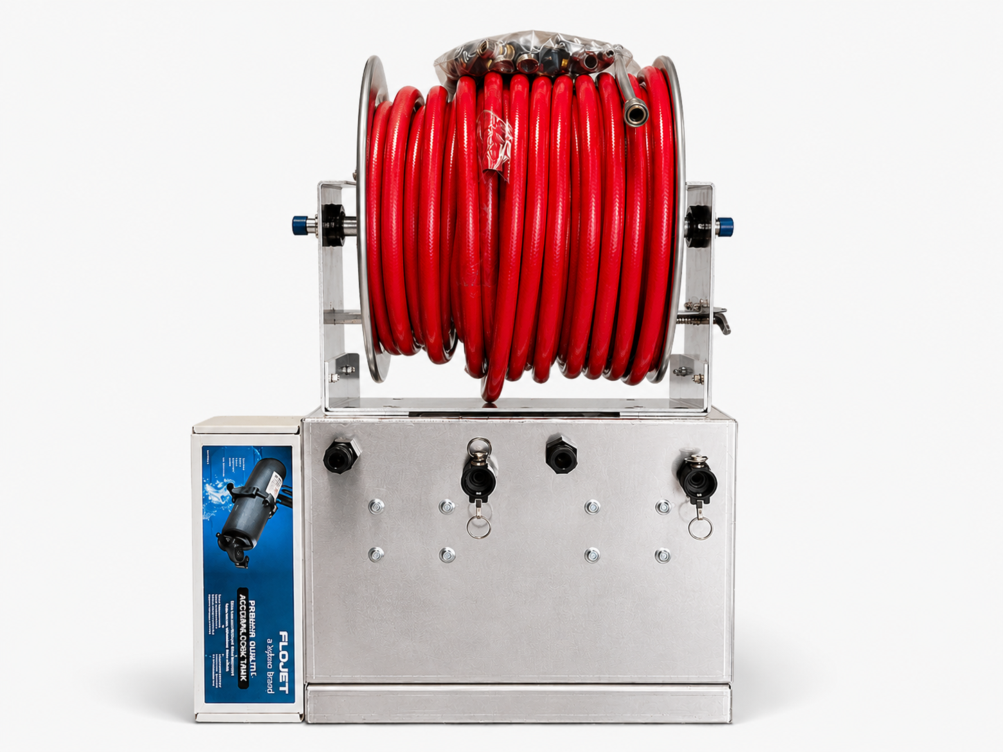Generation III VersaJet Twin Pump System w/ Hose Reel