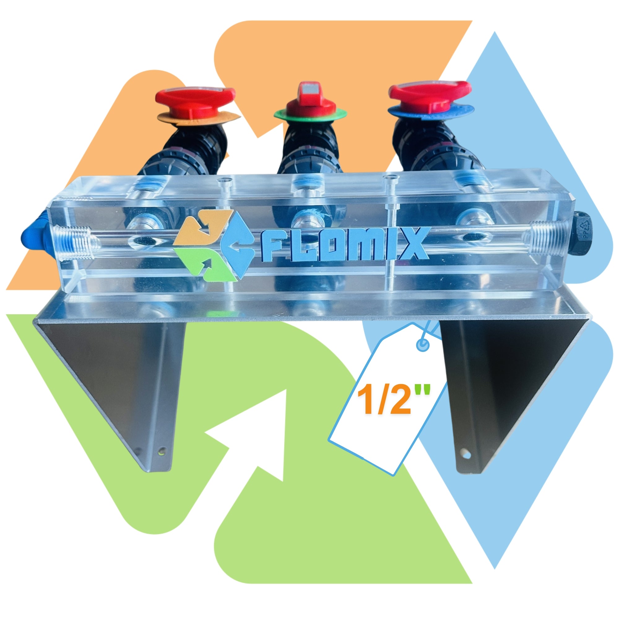 Manifold Acrylic 3 Port