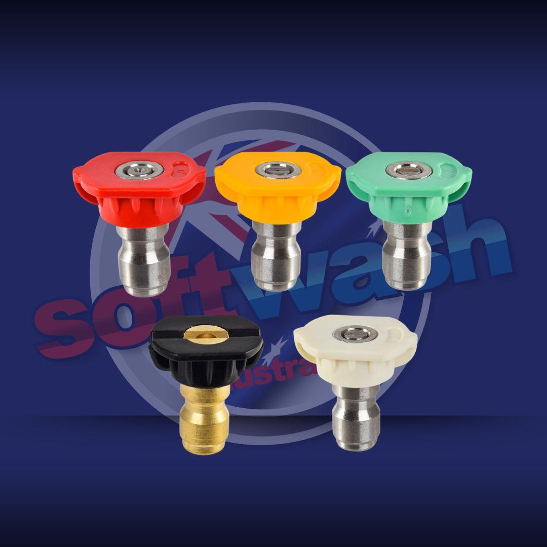 5 Pack Pressure Wash Nozzles softwashaustralia