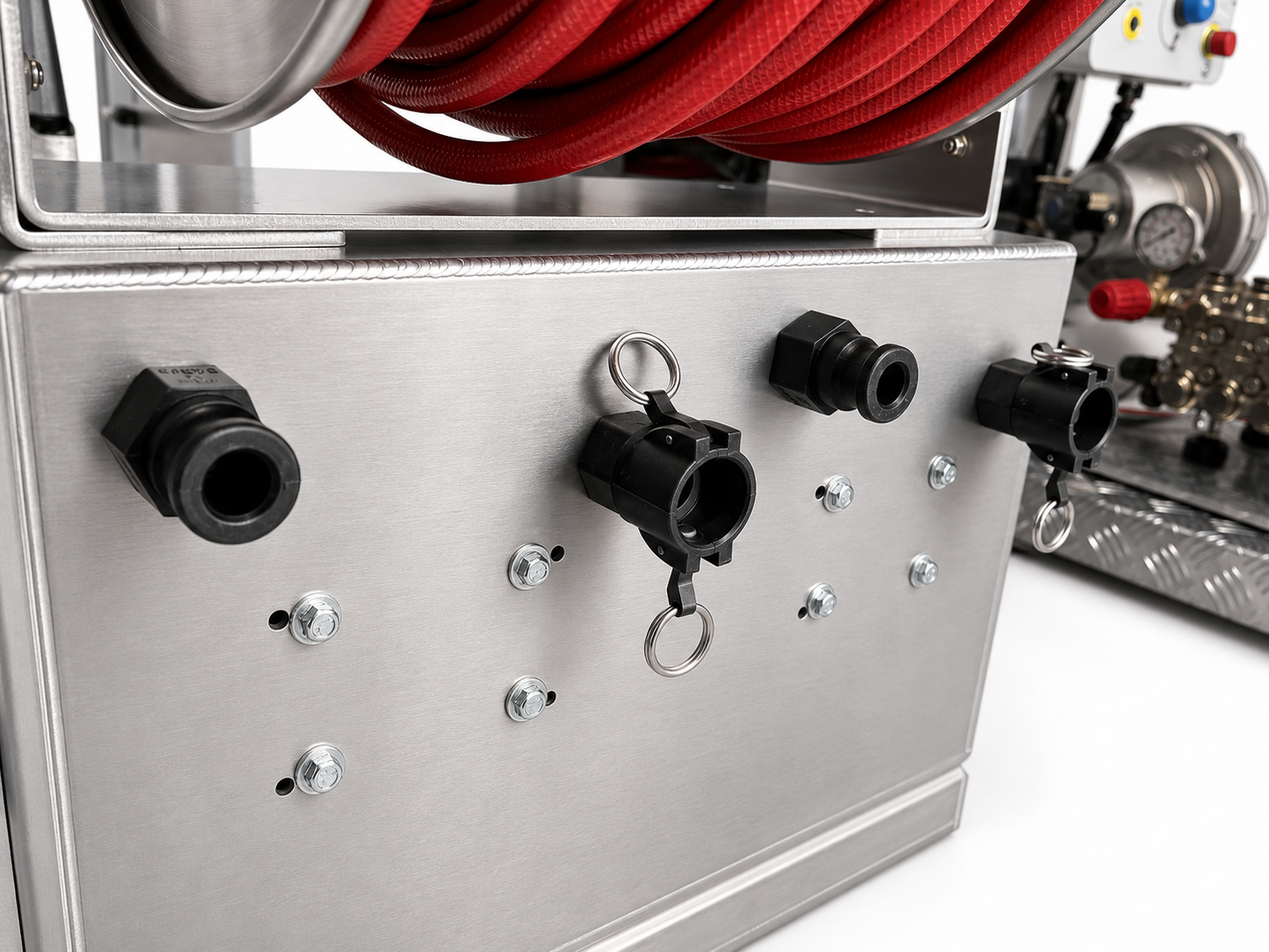 Generation III VersaJet Twin Pump System w/ Hose Reel