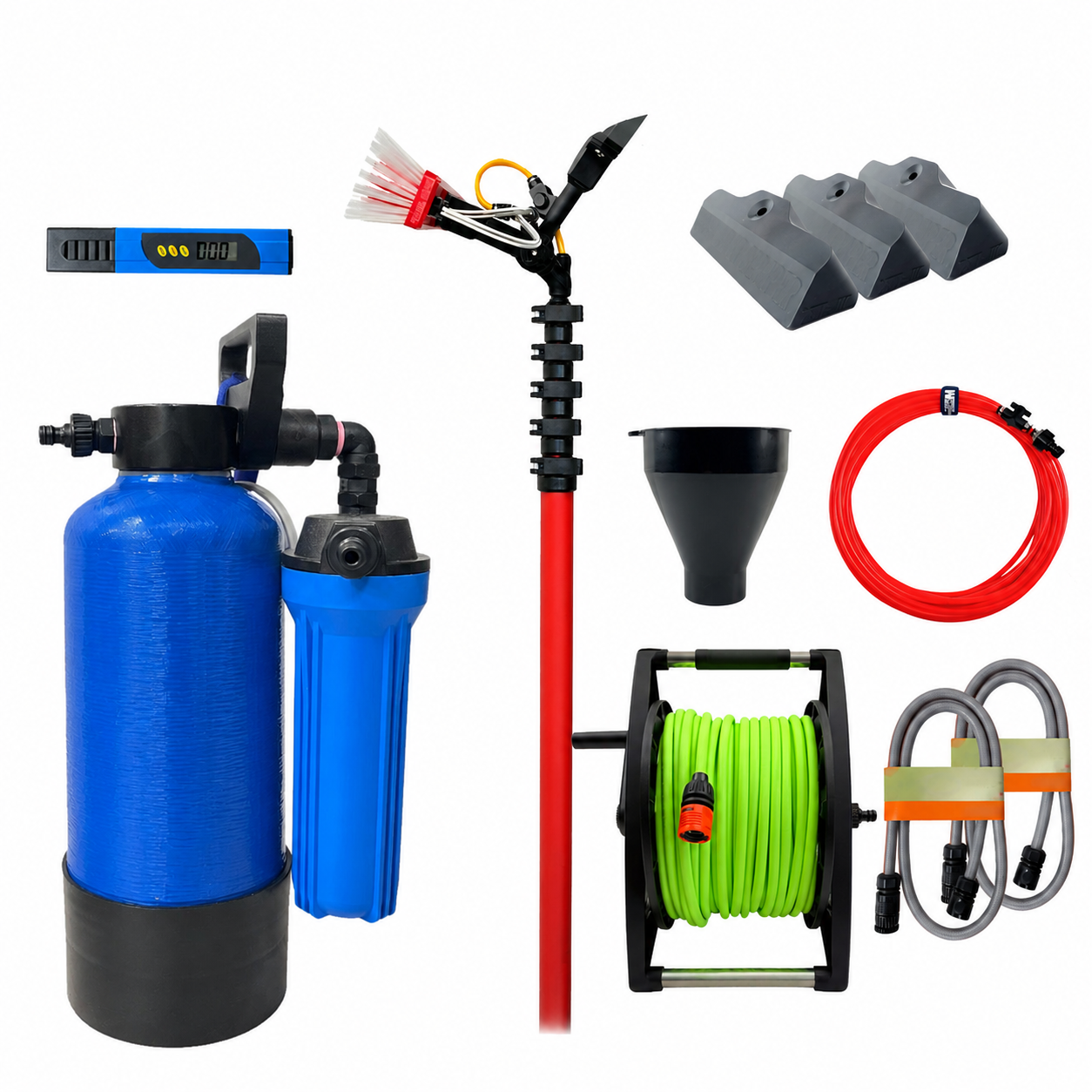 Water-Fed Solar Panel Cleaning Kit