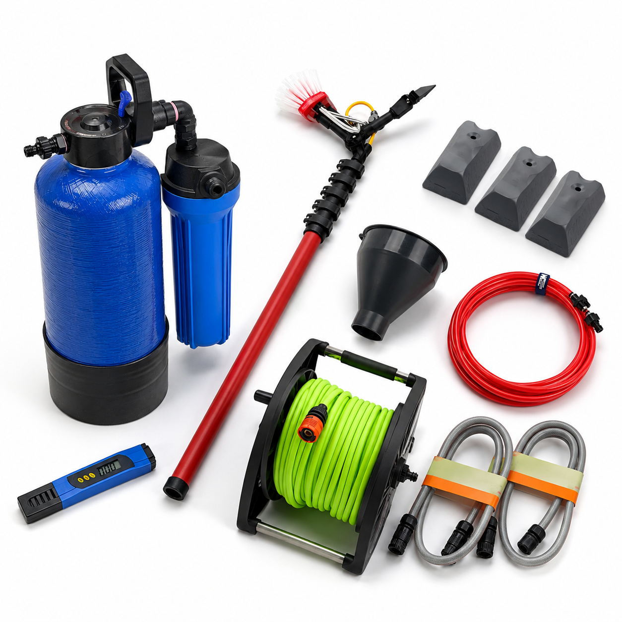 Water-Fed Solar Panel Cleaning Kit
