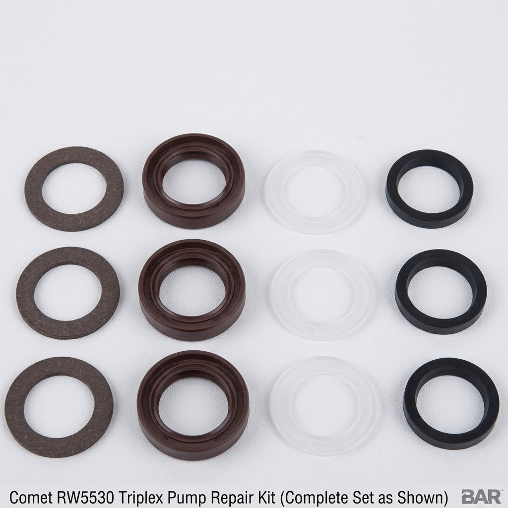Comet RW5530 Triplex Pump Repair Kits (Variants)