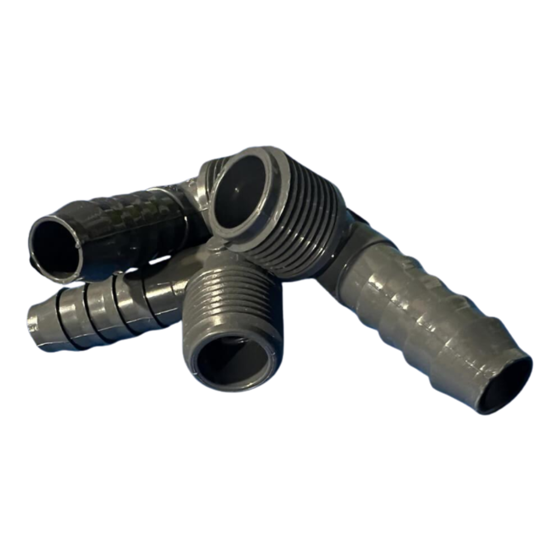 1/2 INCH PVC HOSE ELBOW