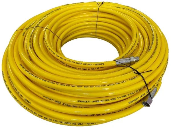Yellow Jetting Hose 60M 3/8″ (5000psi)