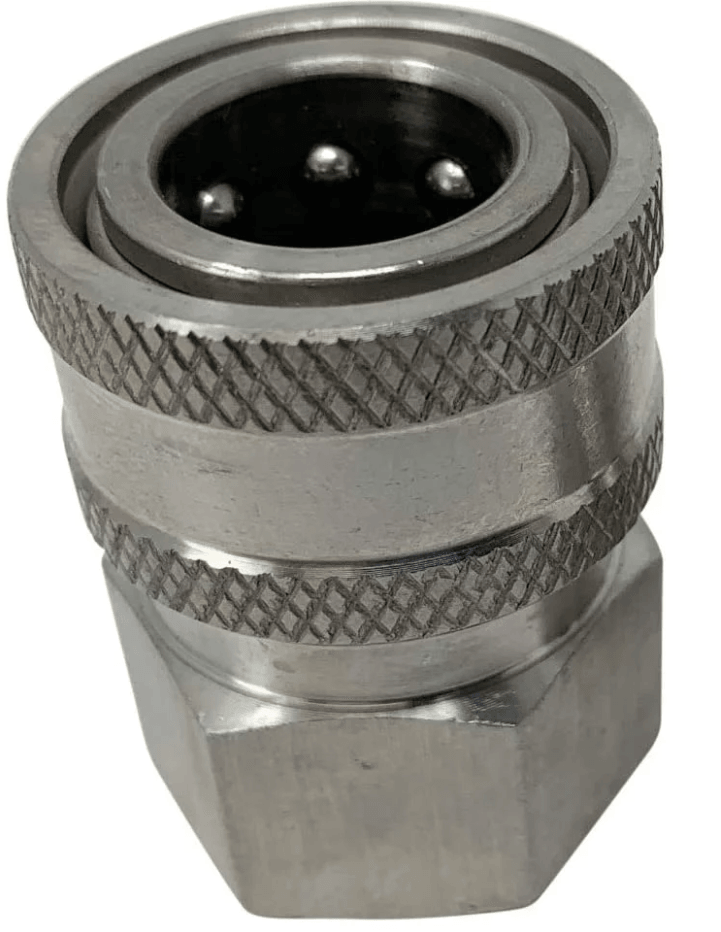 3/8 Quick Connect in Stainless Steel / Brass