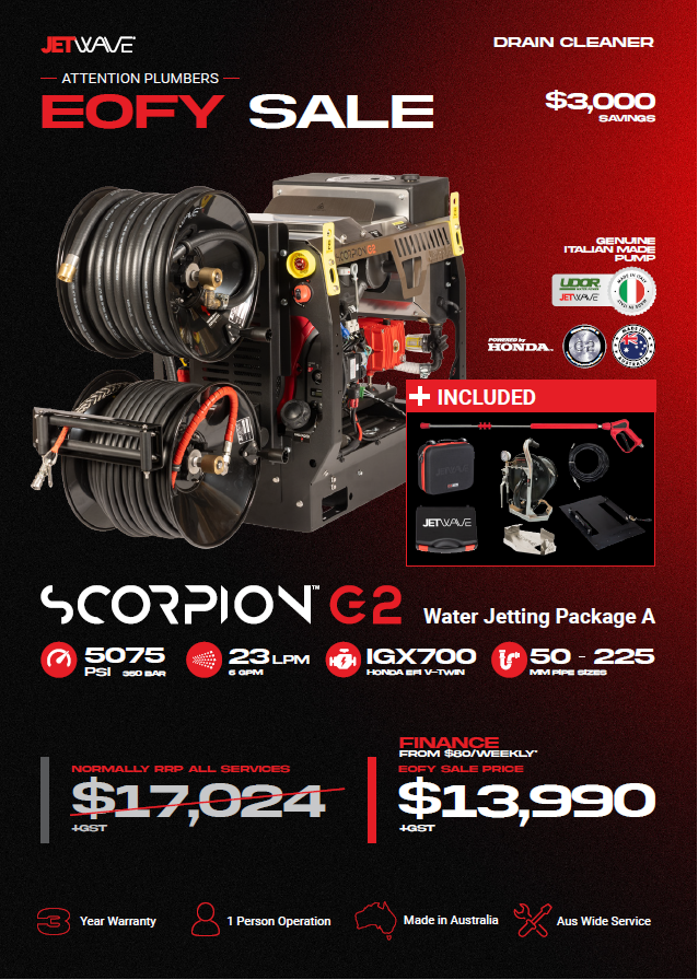 Scorpion G2 350-23 Water Jetting Pack A
