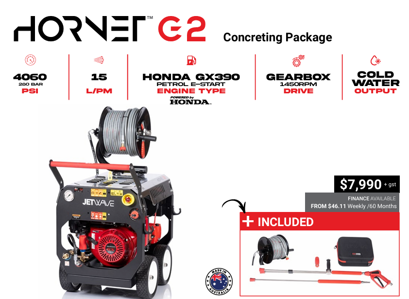 Hornet G2 Concreter's Package