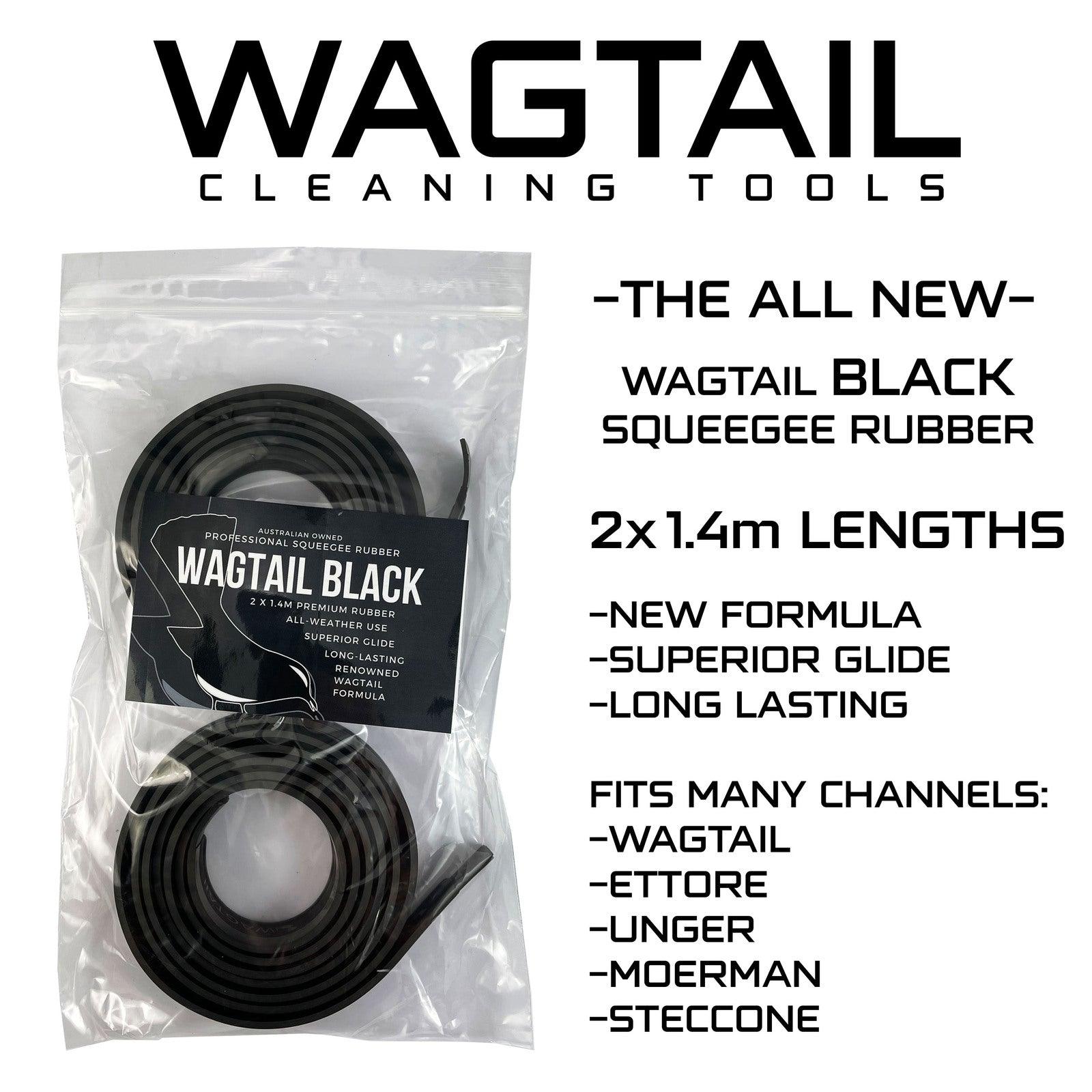 Black Squeegee Rubber - Wagtail