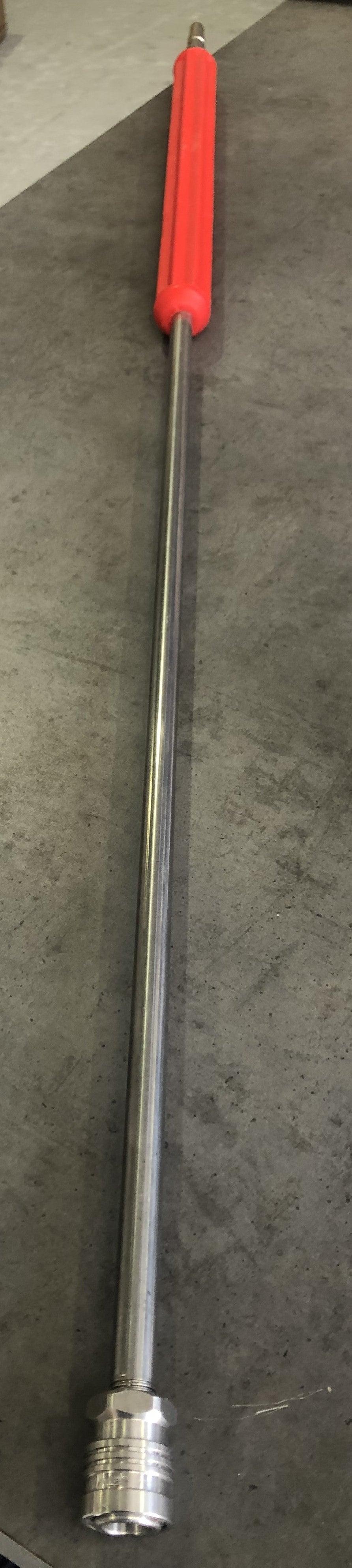 JW RED STRAIGHT- STAINLESS STEEL SINGLE LANCE