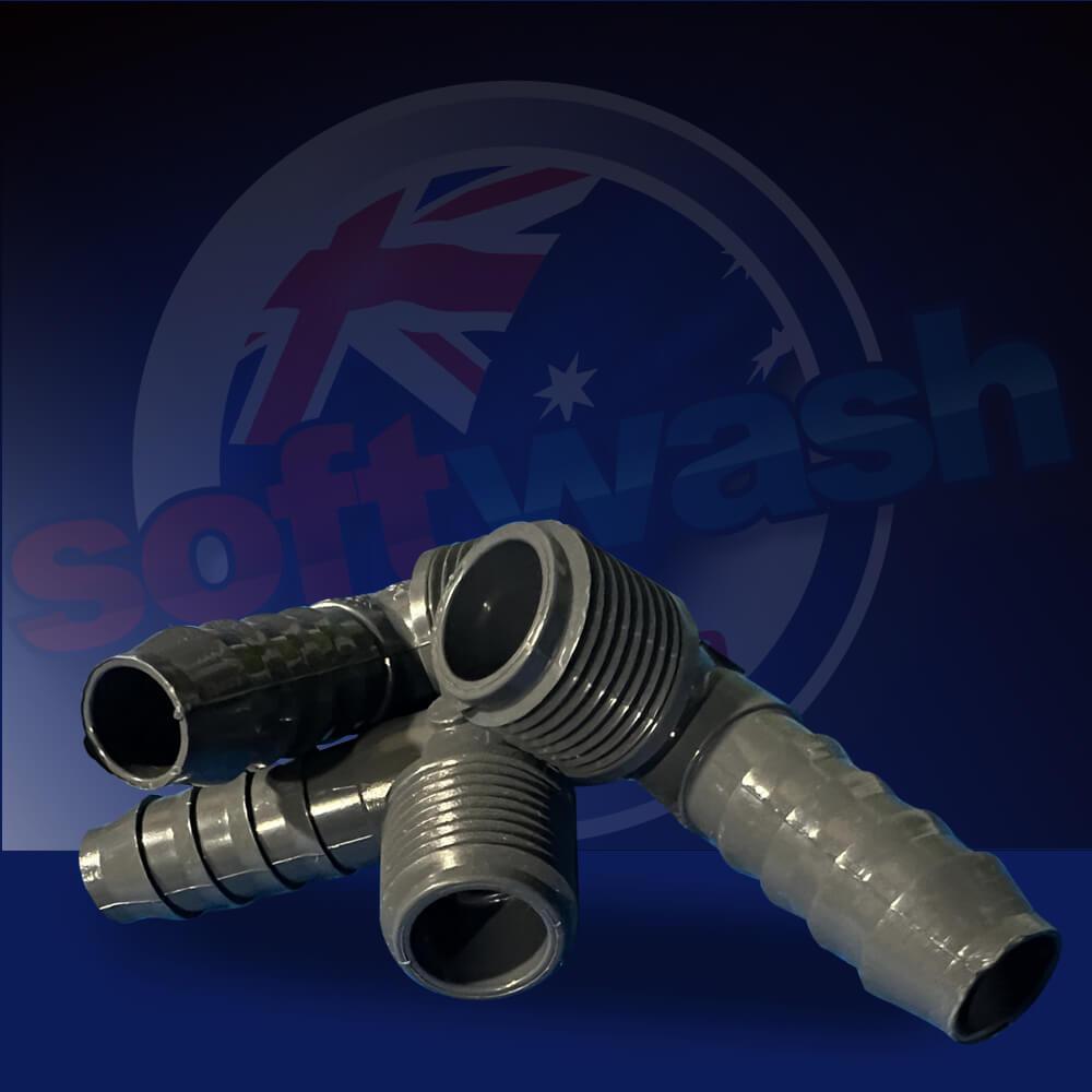 1/2 INCH PVC HOSE ELBOW