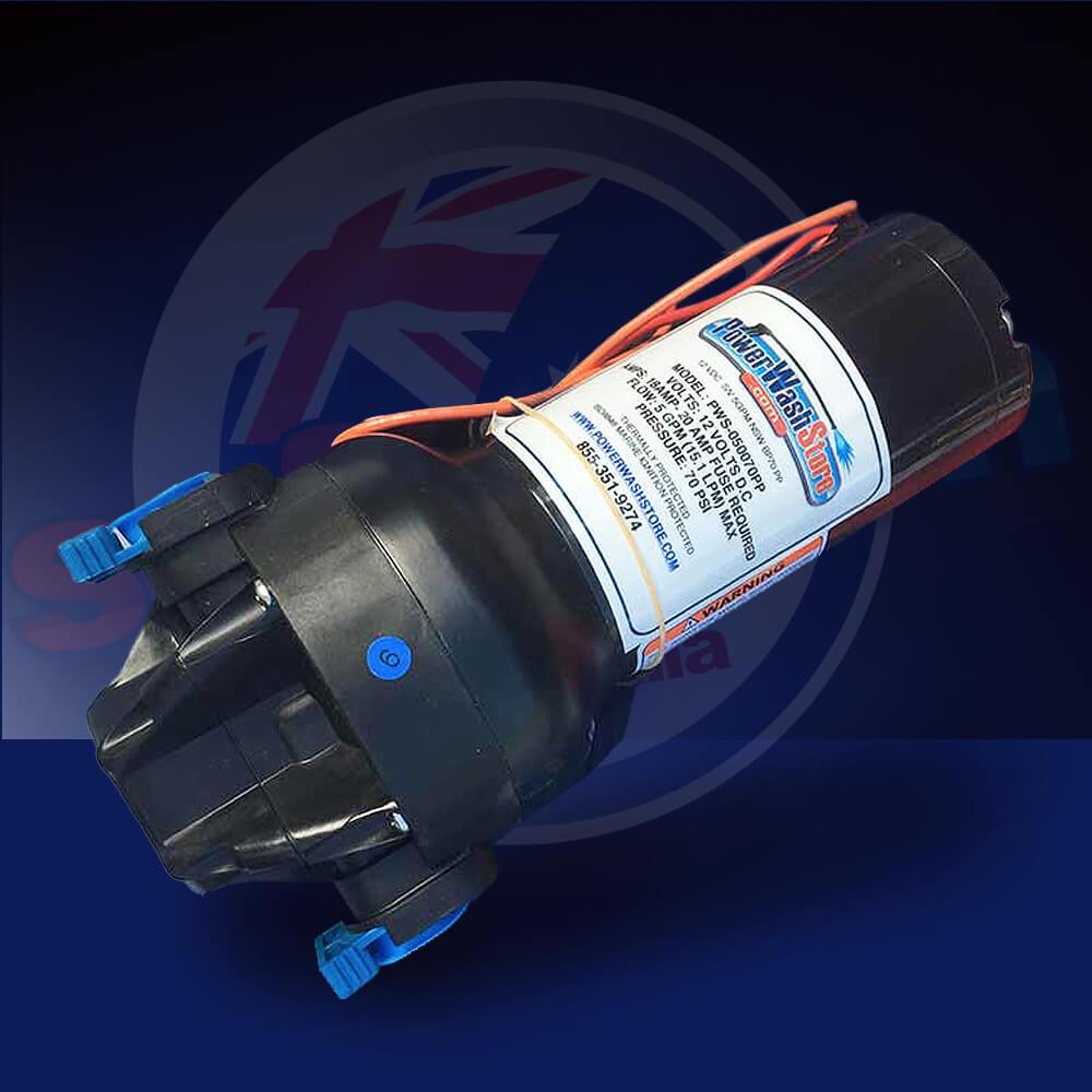 12 Volt PWS VersaJet Pump 18 LPM / 70 PSI (5 US GPM)