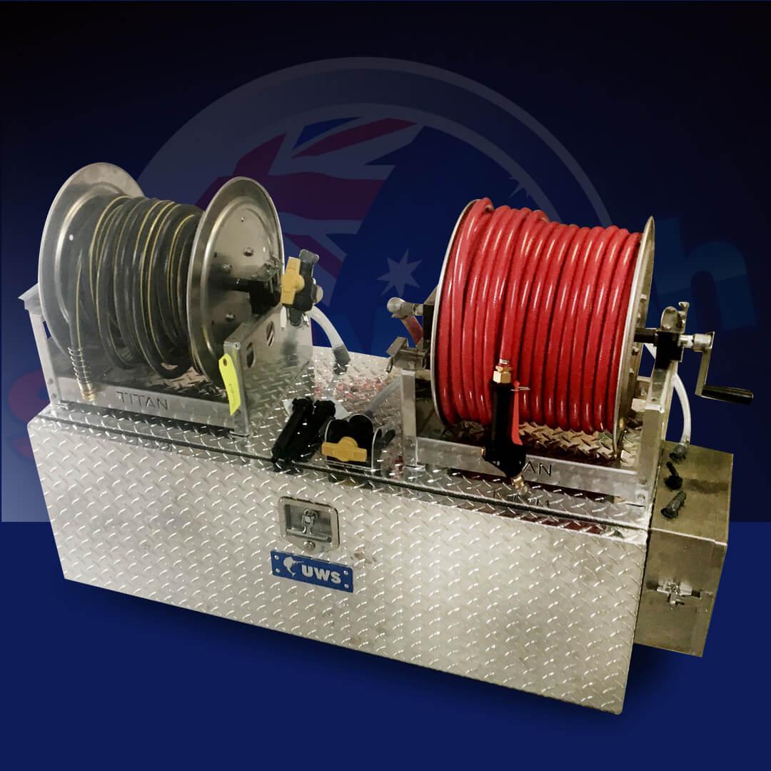 Booster in a Box with Hose Reels Complete Includes Pro-Switch