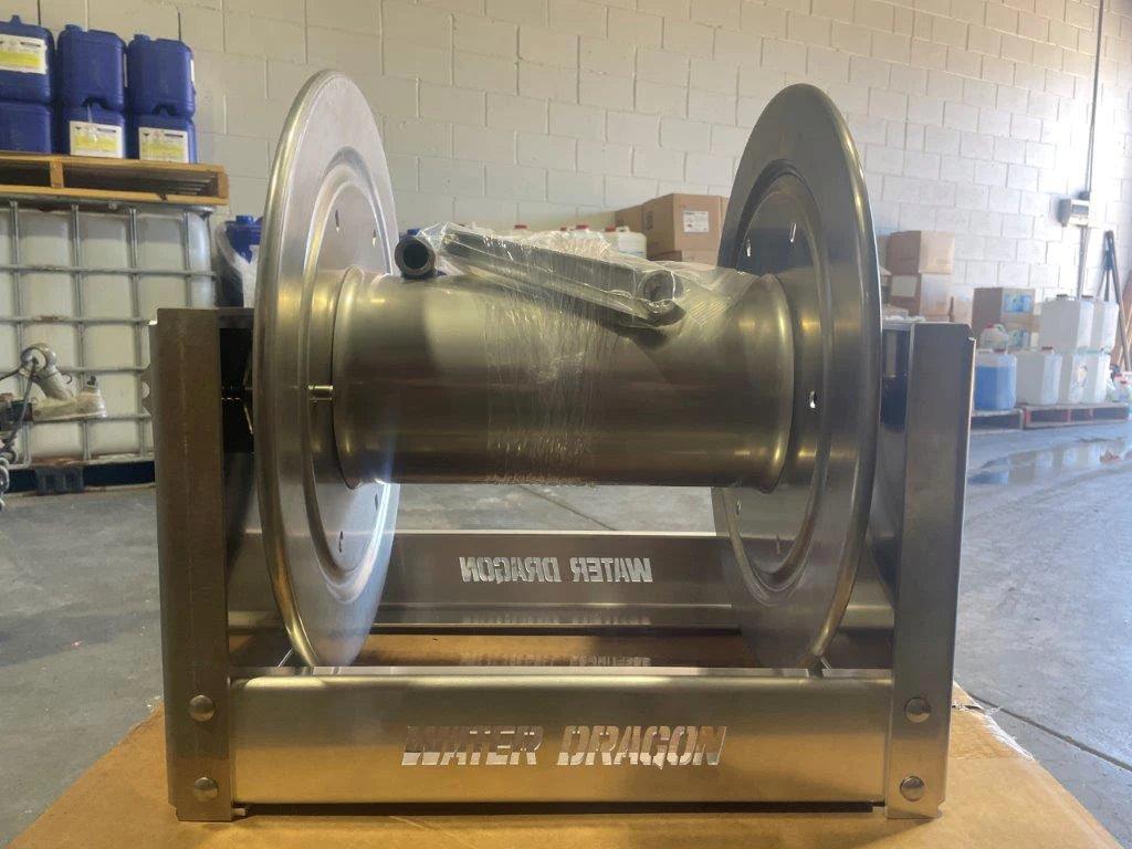 Water Dragon Stainless/Aluminium Hose Reels - 8 INCH