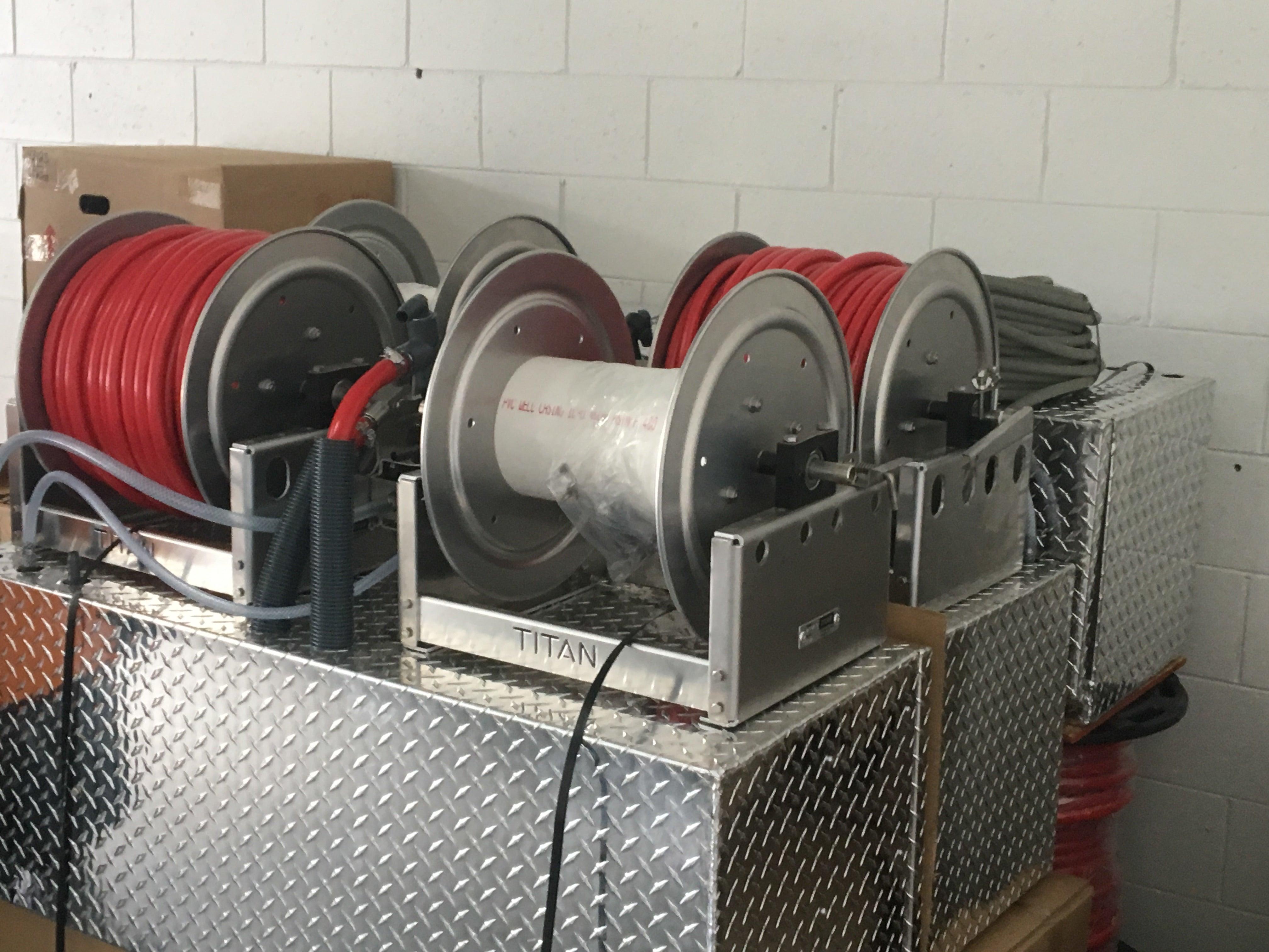 Titan 12 Inch T4312S Stainless/Aluminium Hose reels