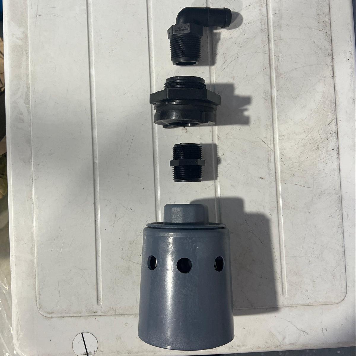 Hudson 1" Float Valve Kit with Bulkhead & Elbow