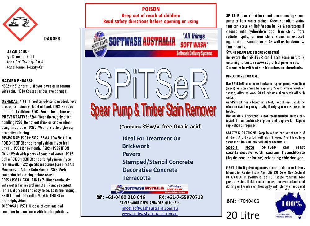 SWA - Spitser Spear Pump & Timber Stain Remover