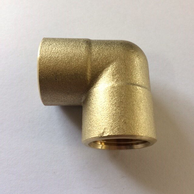 1/4 brass elbow