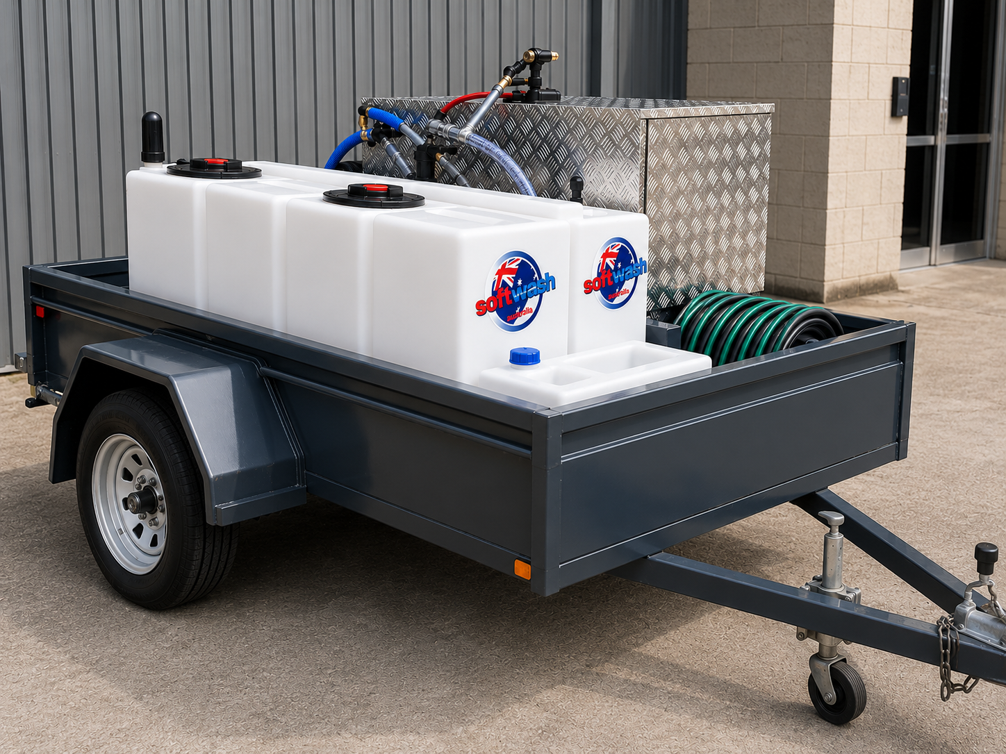 Softwash Only Skid Unit | Dedicated Commercial Power