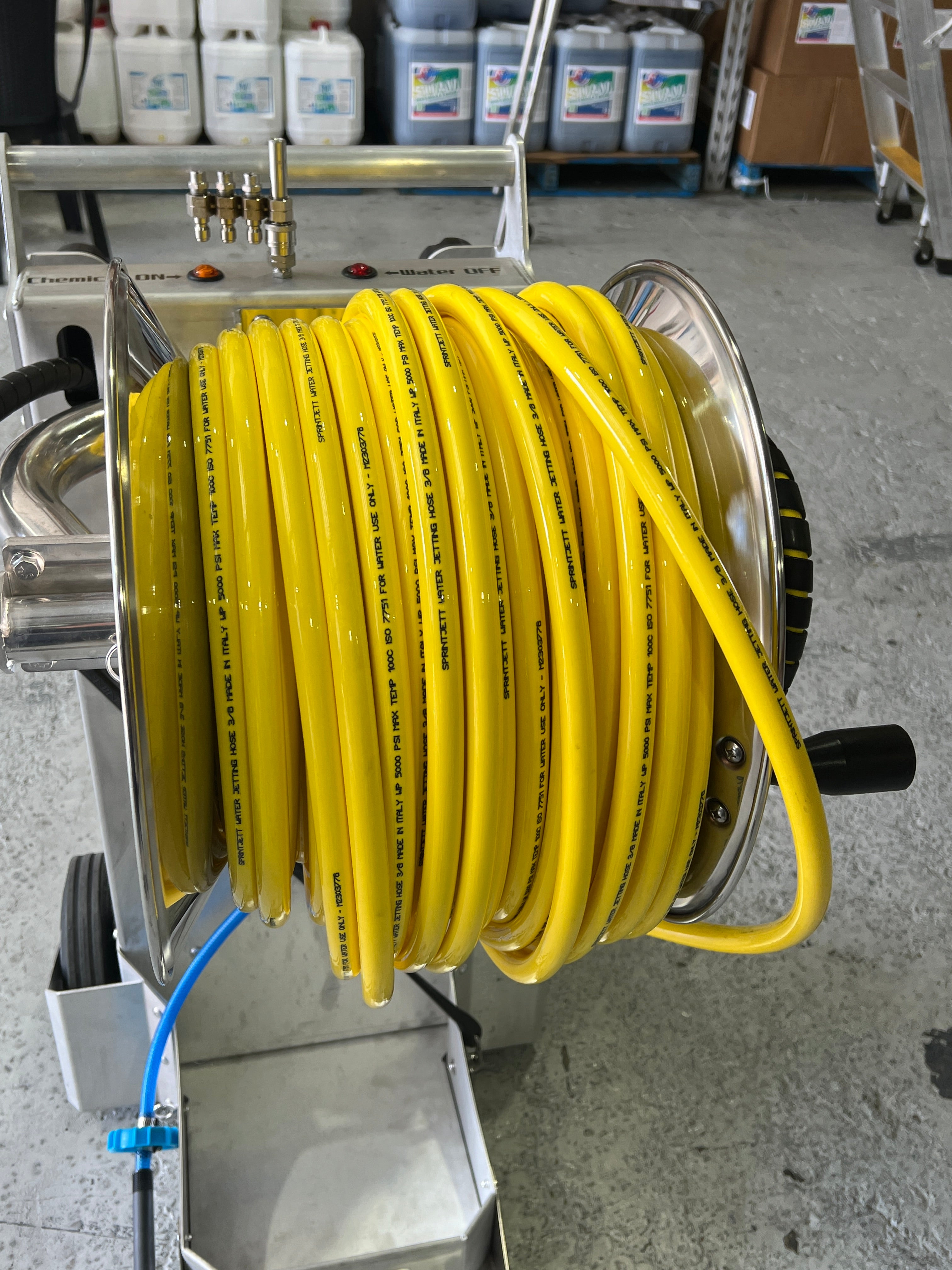 Yellow Jetting Hose 60M 3/8″ (5000psi)