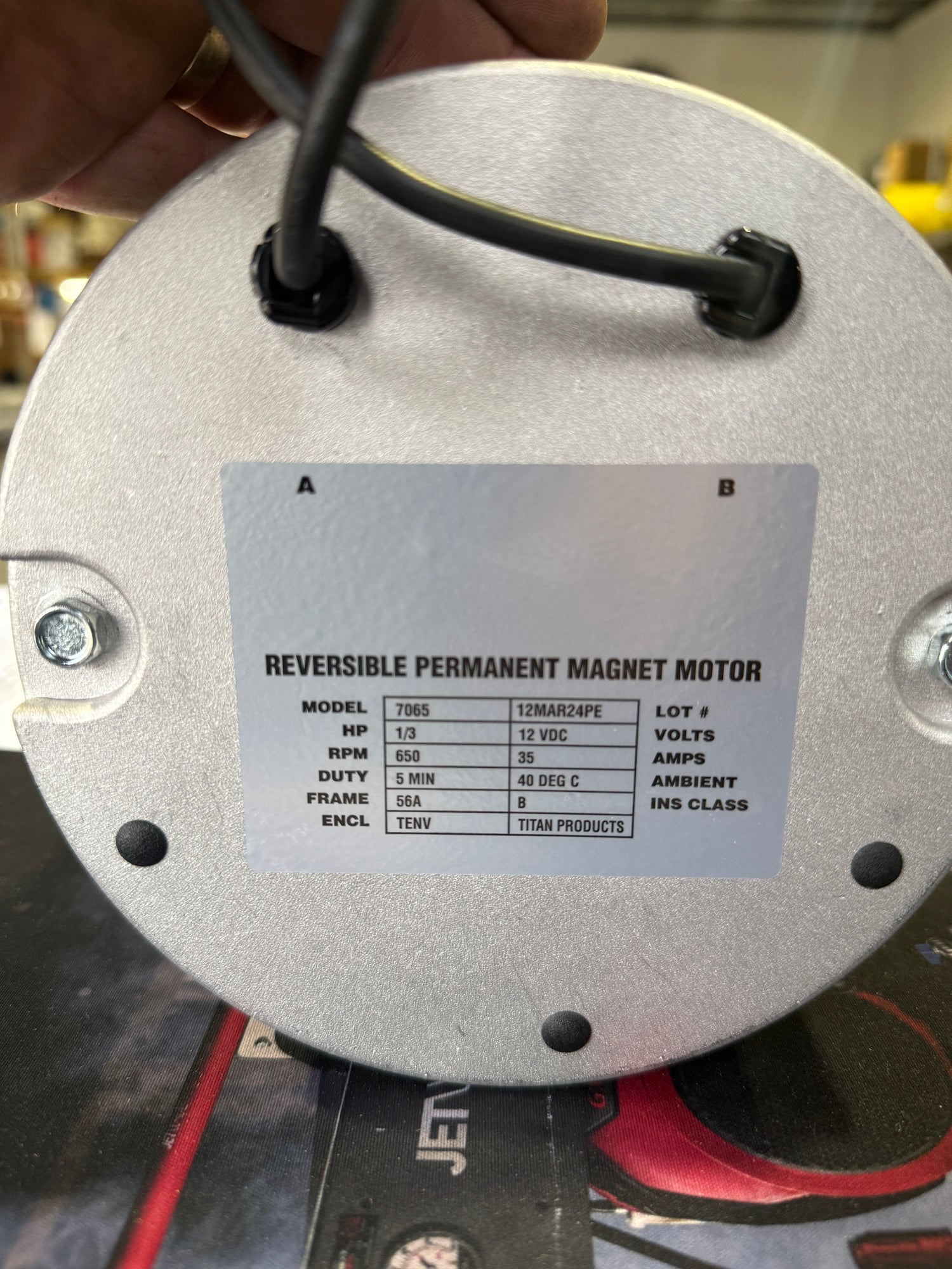 Titan 12 Volt Drive Motor