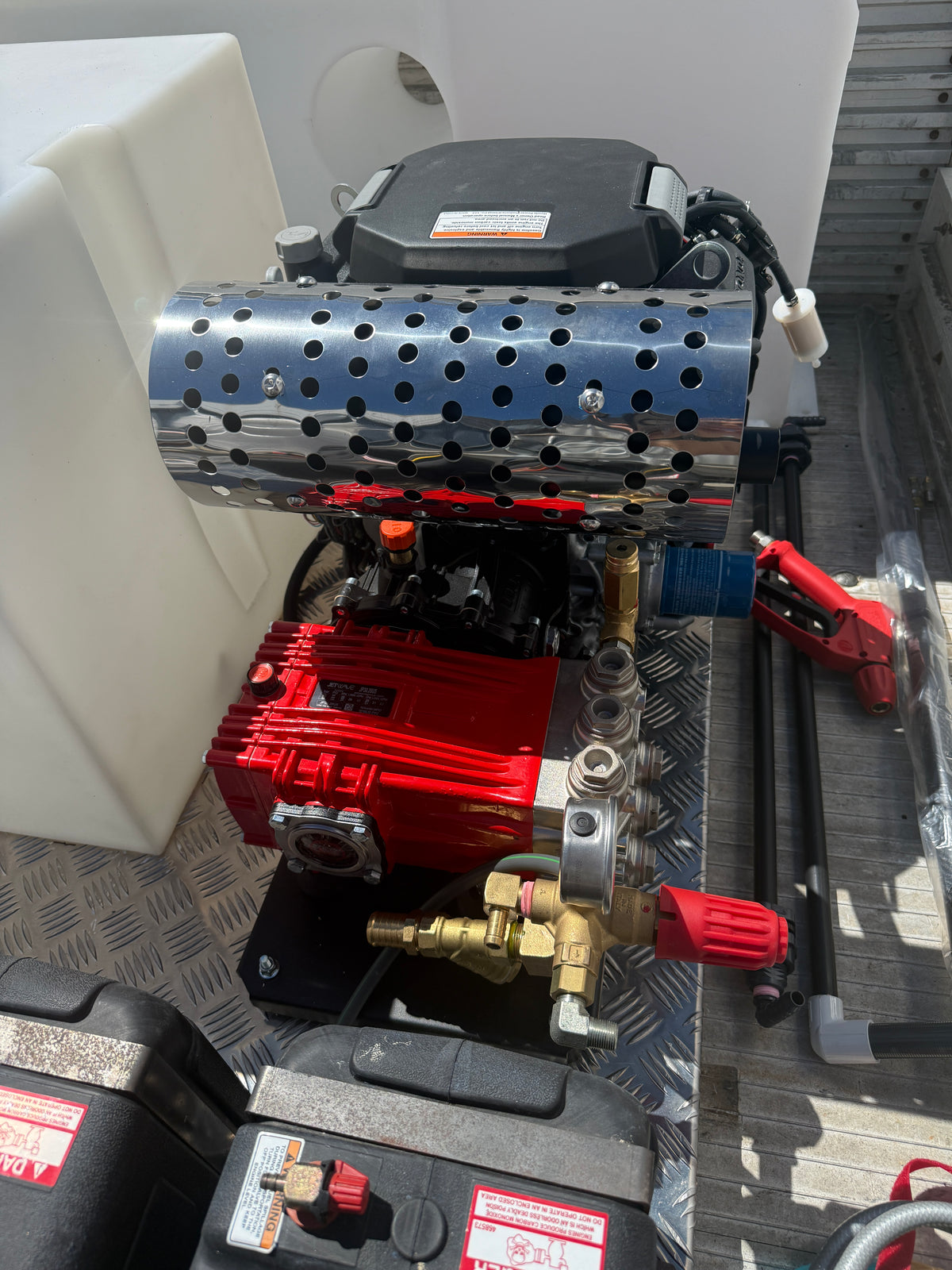 Pump/Motor 4000 PSI - Honda on VIB Plate GXI700 Udor Premium Pump