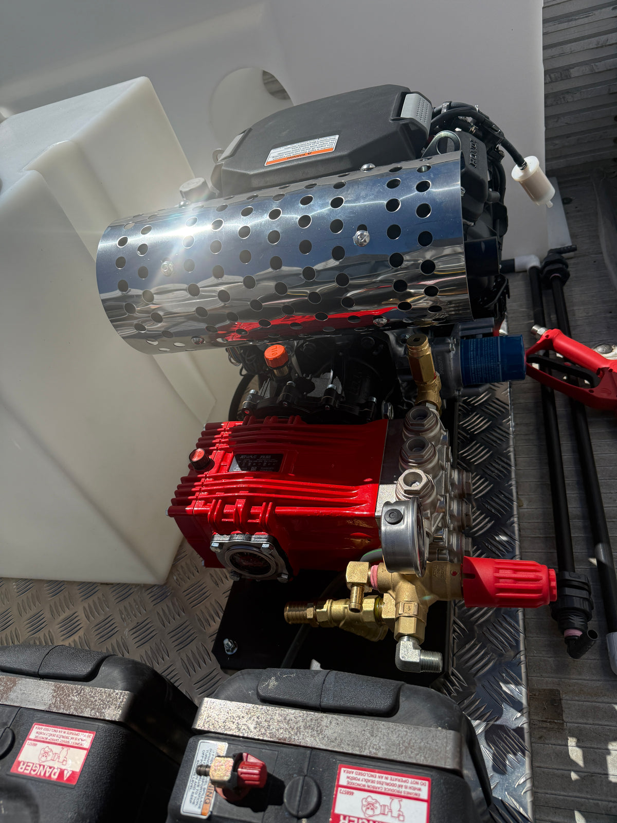 Pump/Motor 4000 PSI - Honda on VIB Plate GXI700 Udor Premium Pump