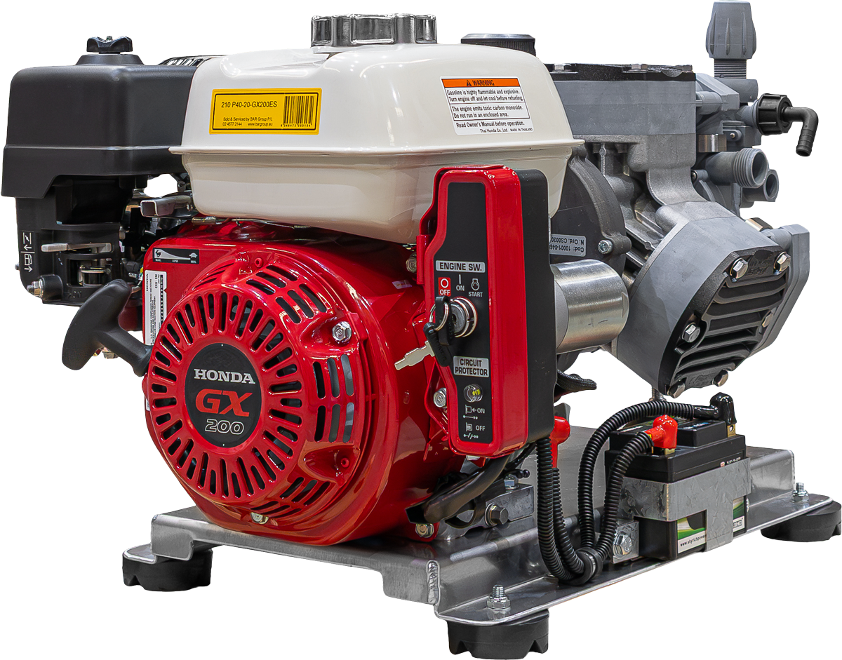 Soft Wash Set – P40 Pump + Gear Box + GX200E – COMET