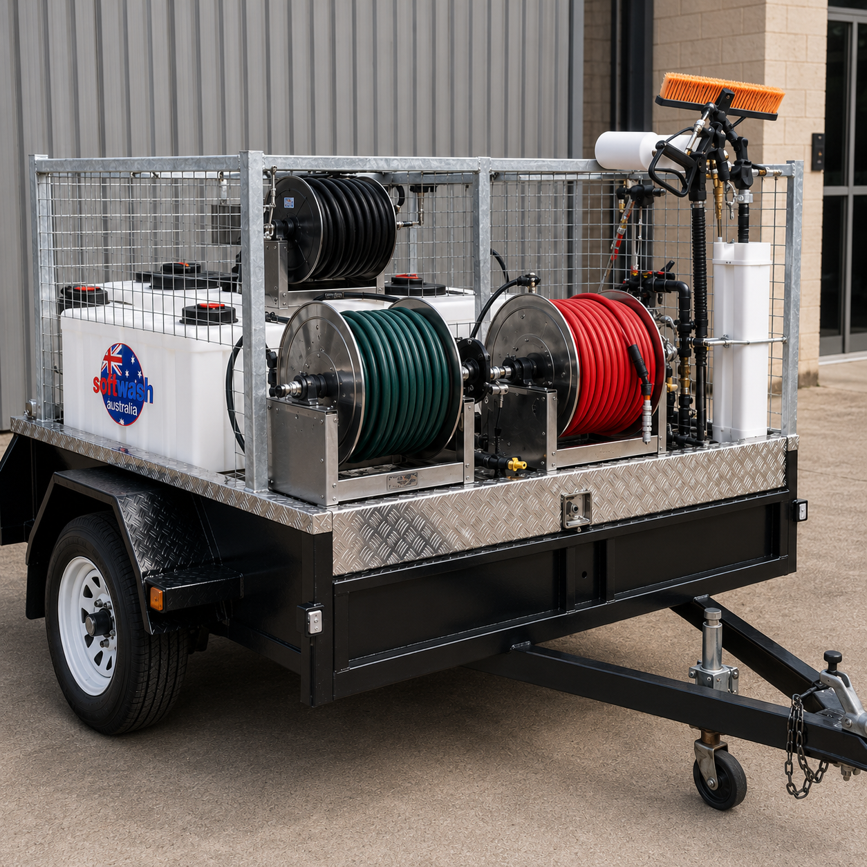 Softwash Only Skid Unit | Dedicated Commercial Power