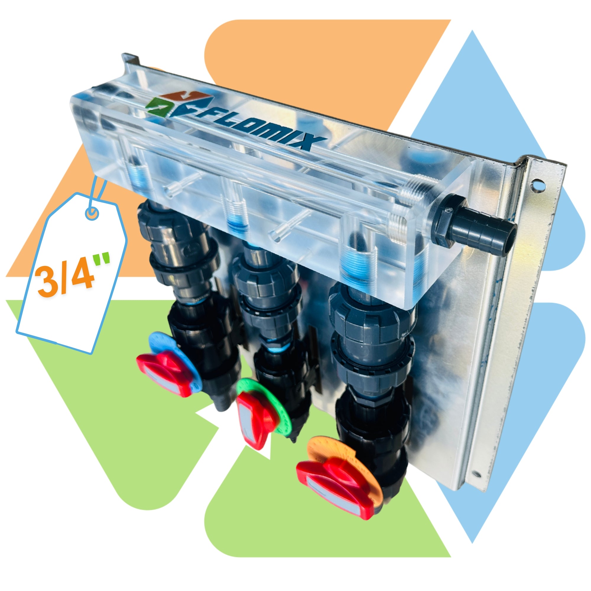 Manifold Acrylic 3 Port