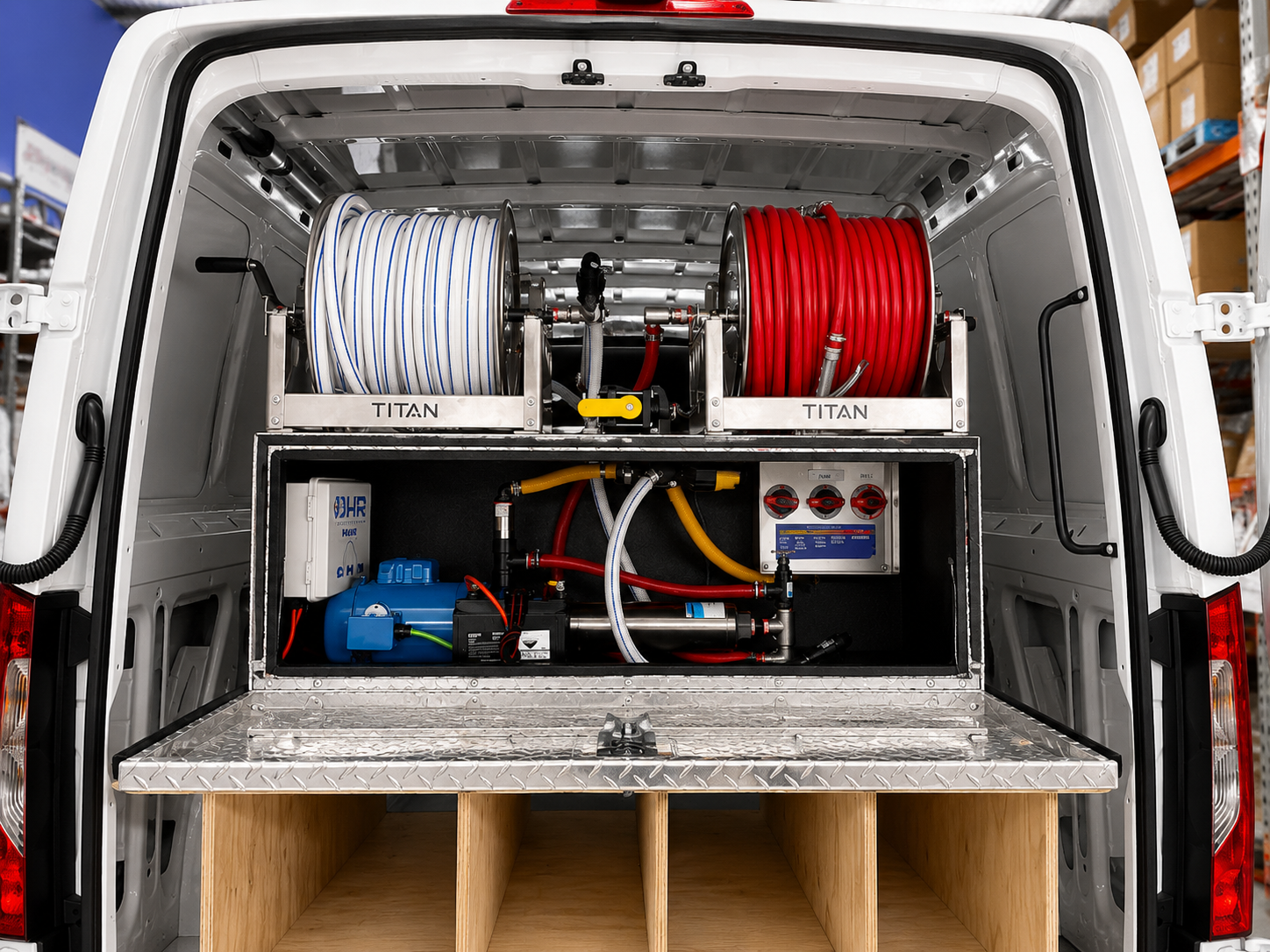 Booster in a Box: Complete System (With Hose Reels & Pro-Switch)
