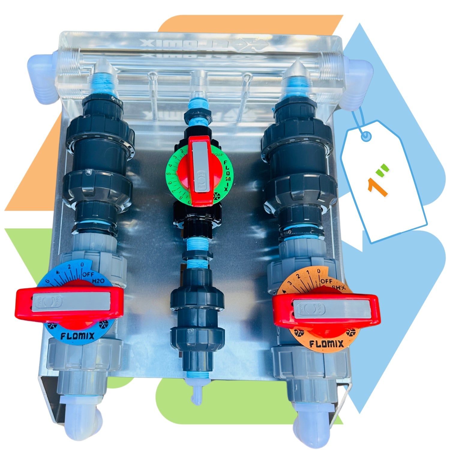 Manifold Acrylic 3 Port