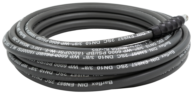 3/8” R2 Wire Hose – Grey Smooth