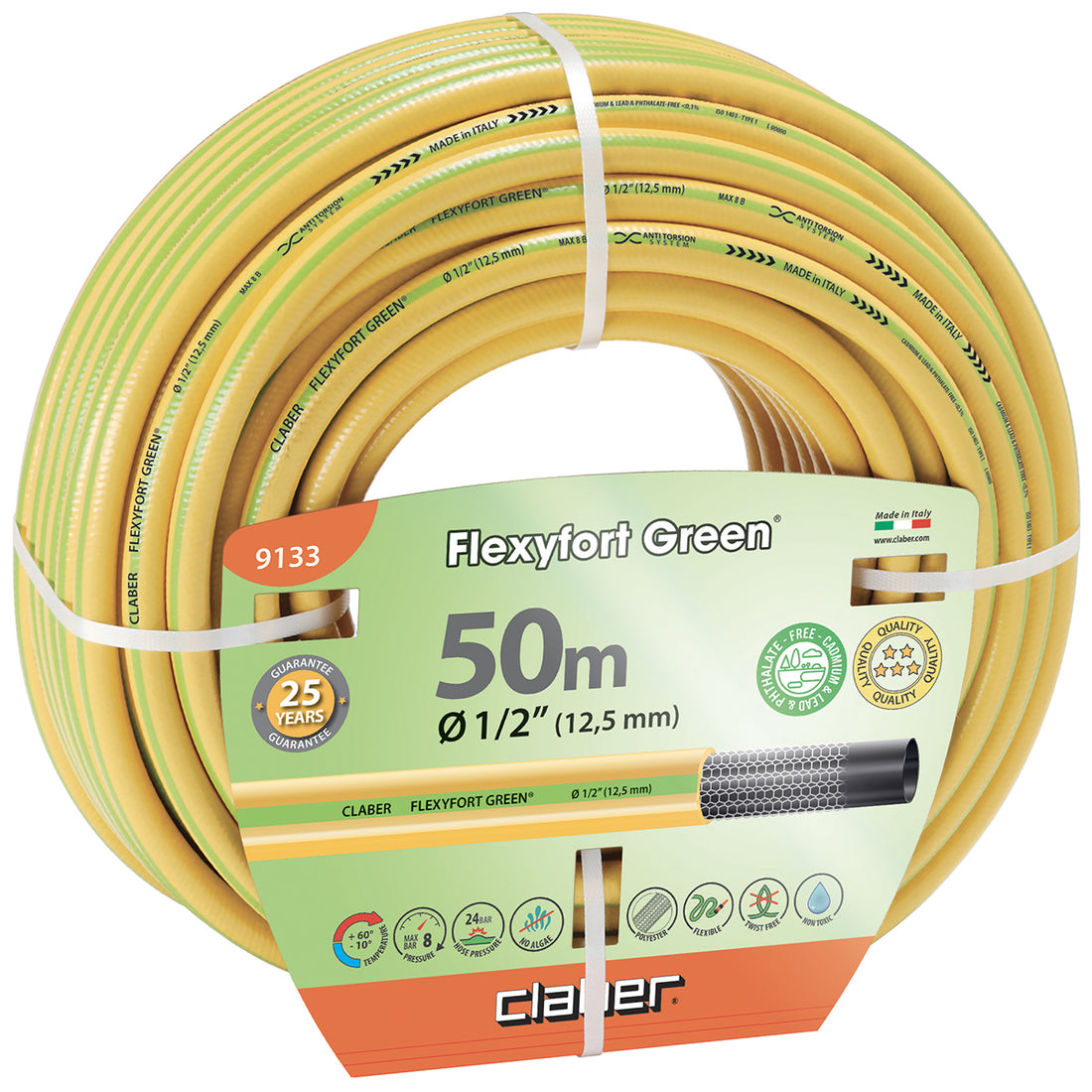 Claber Flexyfort Green Hose - 50m