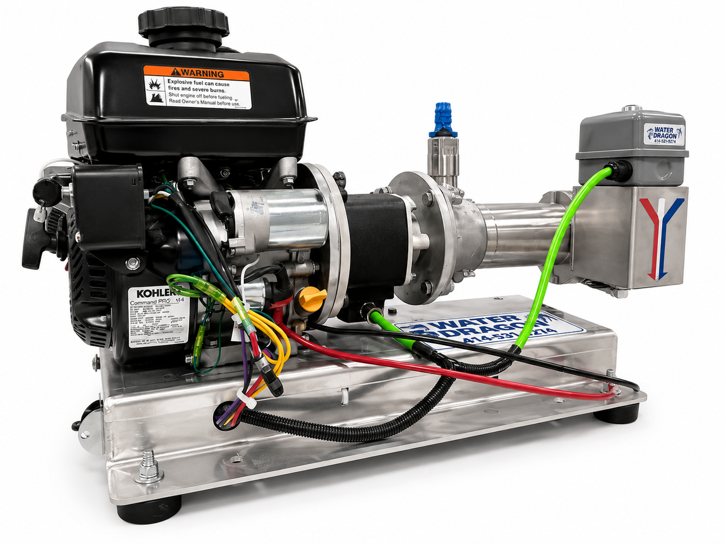 Gas Booster with Electric Clutch: Professional-Grade Softwash Power