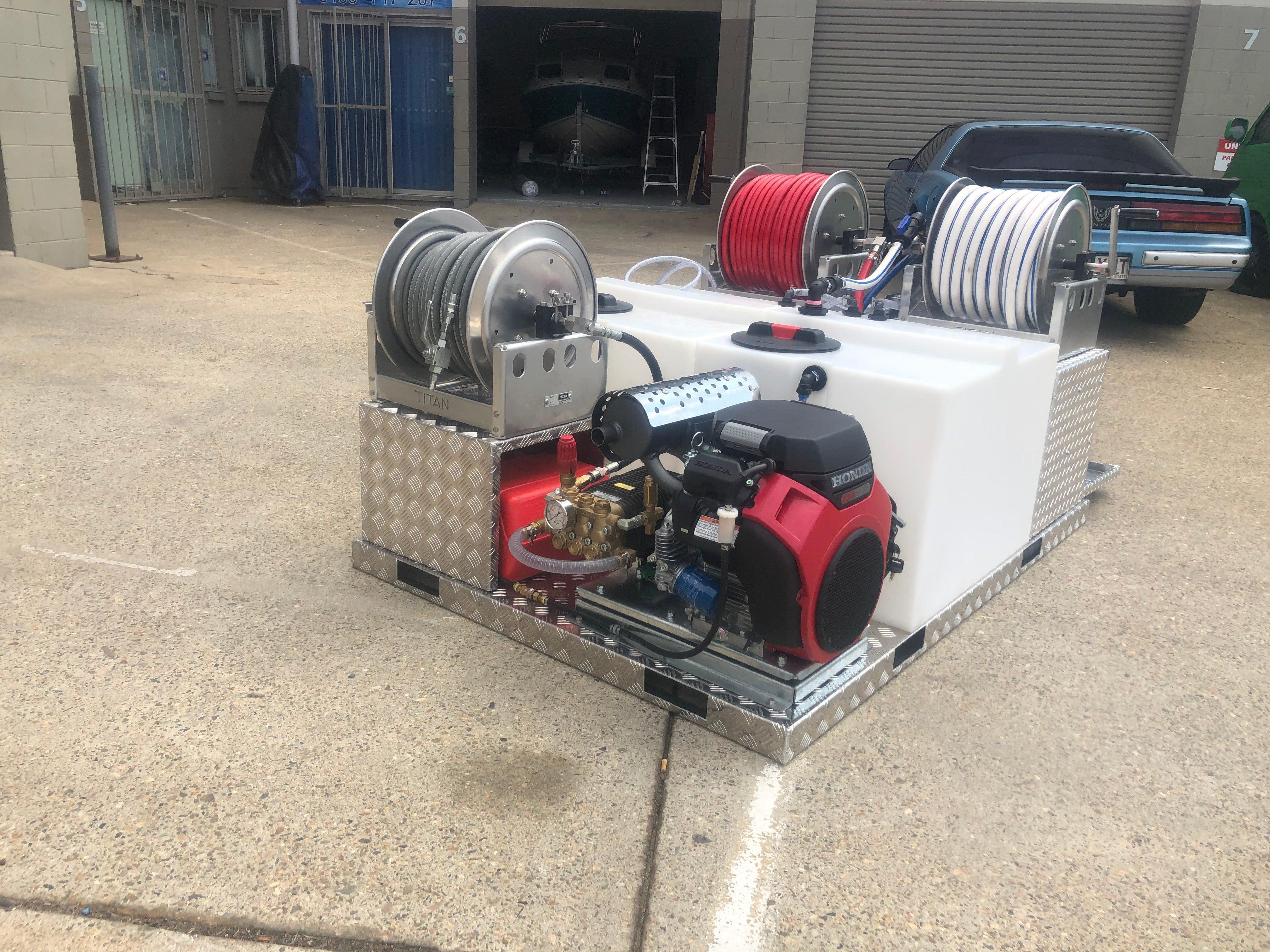 Softwash/Pressure Wash Skid Unit - Complete