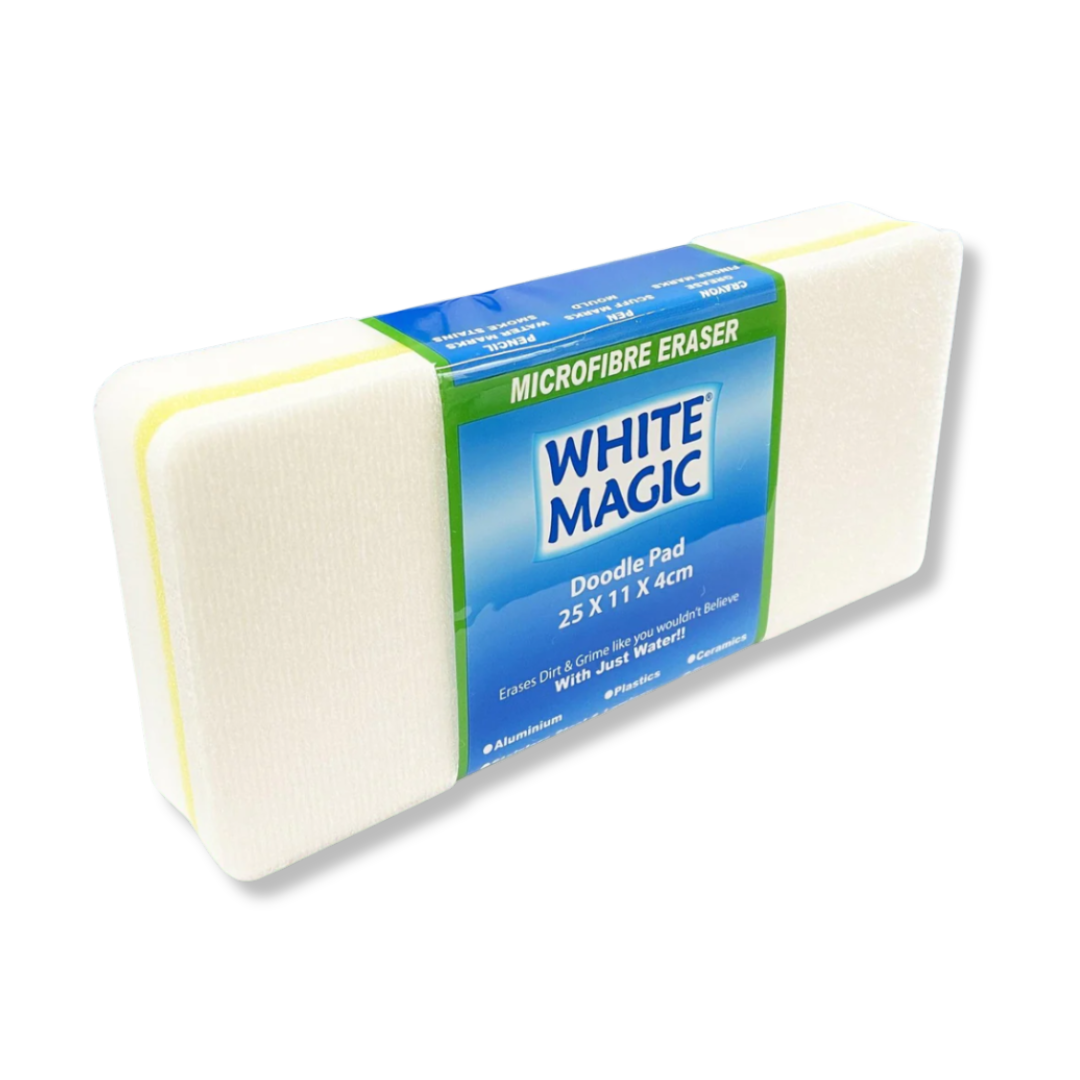 White Magic Eraser Pad - Doodle Pad