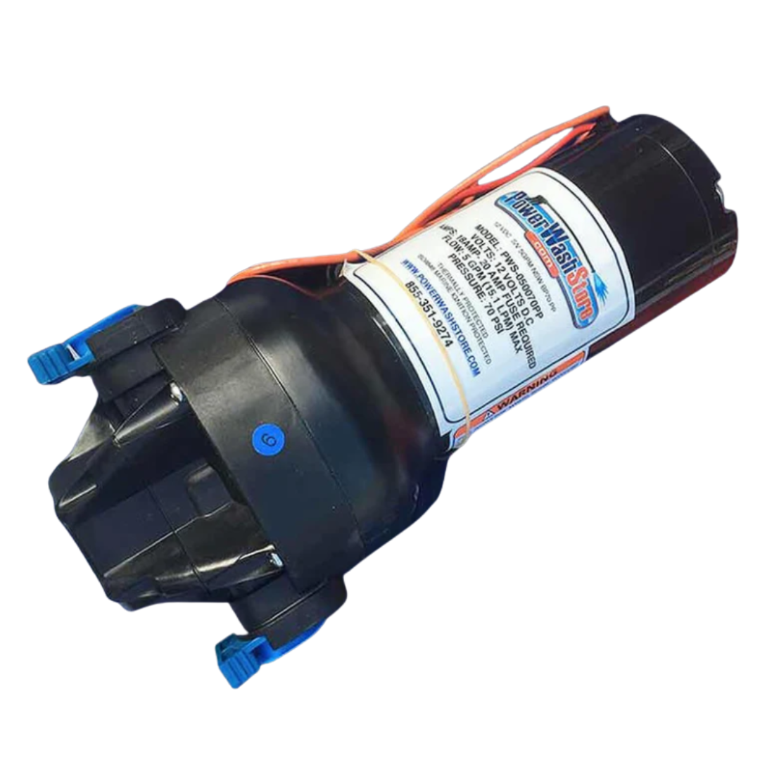 12 Volt PWS VersaJet Pump 22 LPM / 70 PSI (6 US GPM)