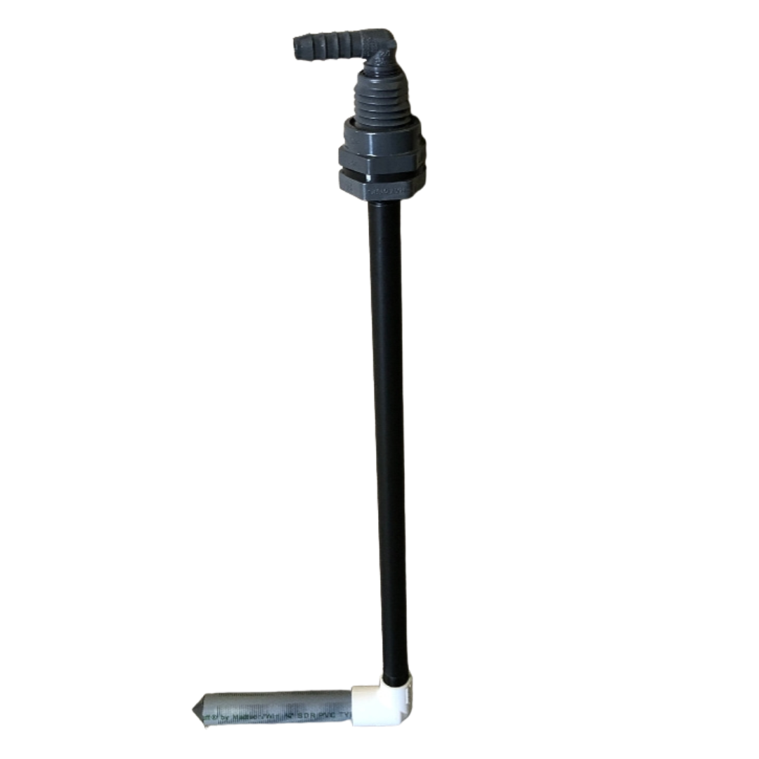 1/2 Inch Tank Riser W/Filter & Bulkhead