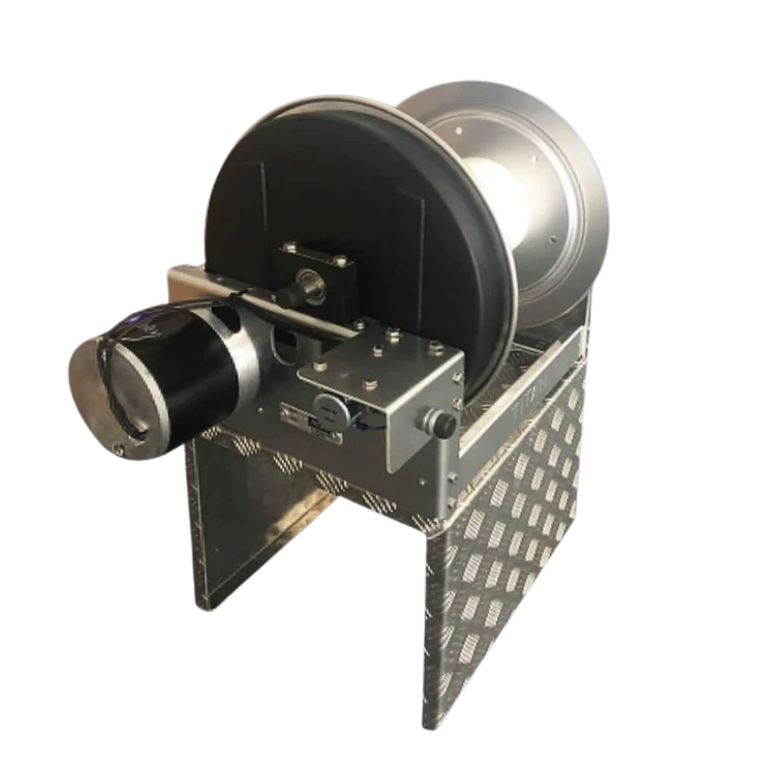 Titan 12 Inch Electric Hose Reel - T4312ES (Stainless Steel)